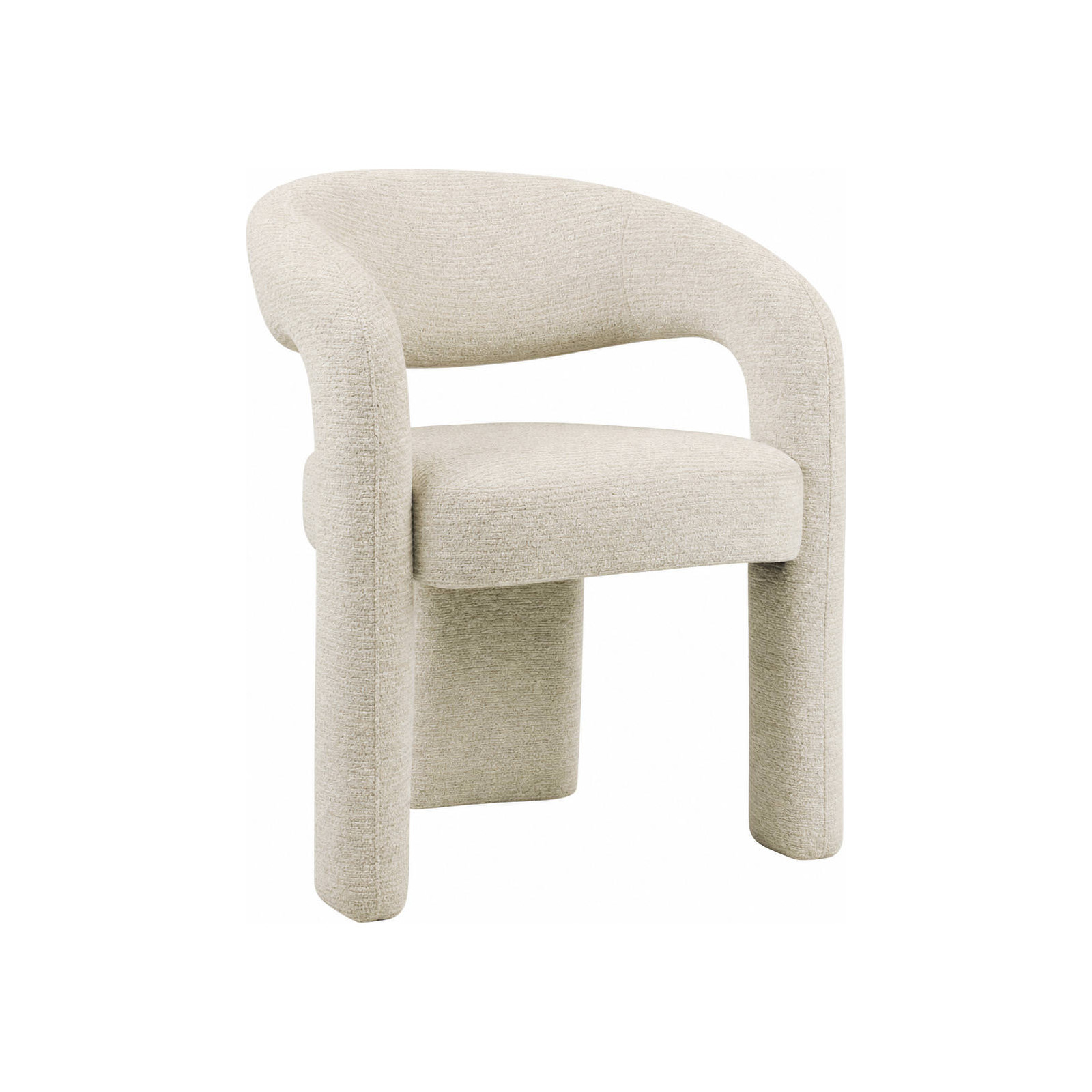 Chaise de salle à manger bouclée, RECOLLECTION