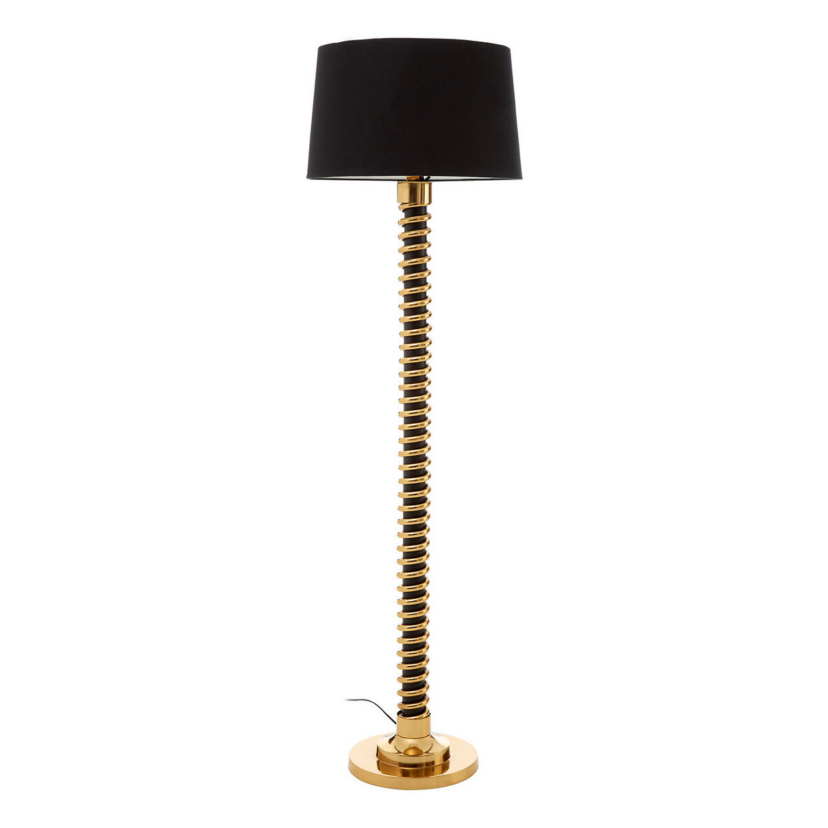 Black Shade Floor Lamp Gold, Column Floor Lamp Shade