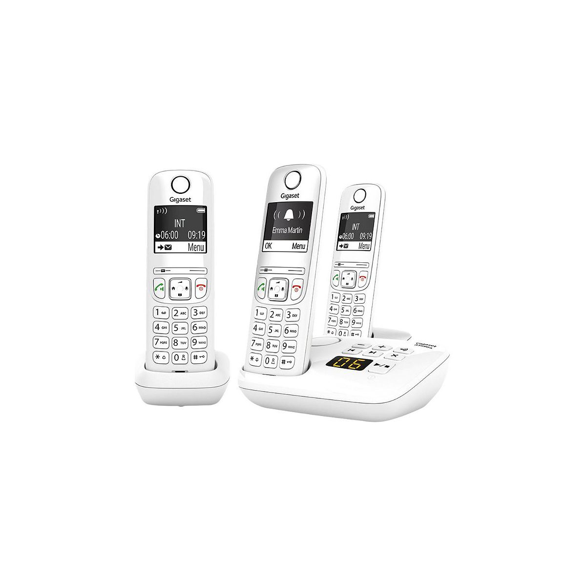 Téléphone sans fil AS690A Trio Blanc, GIGASET