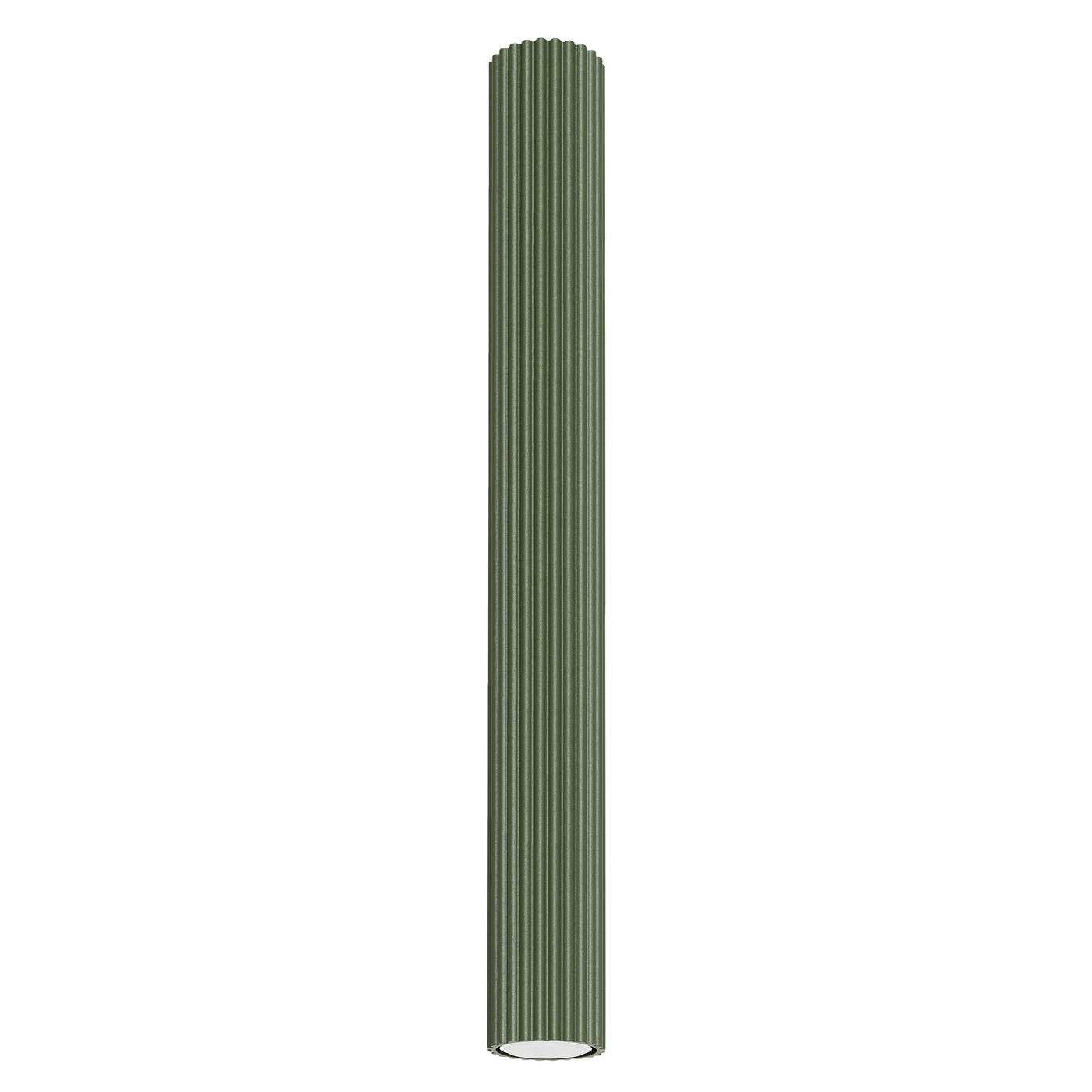 Plafonnier Aluminium Vert Olive GU10 1 Karbon 60, EDEN