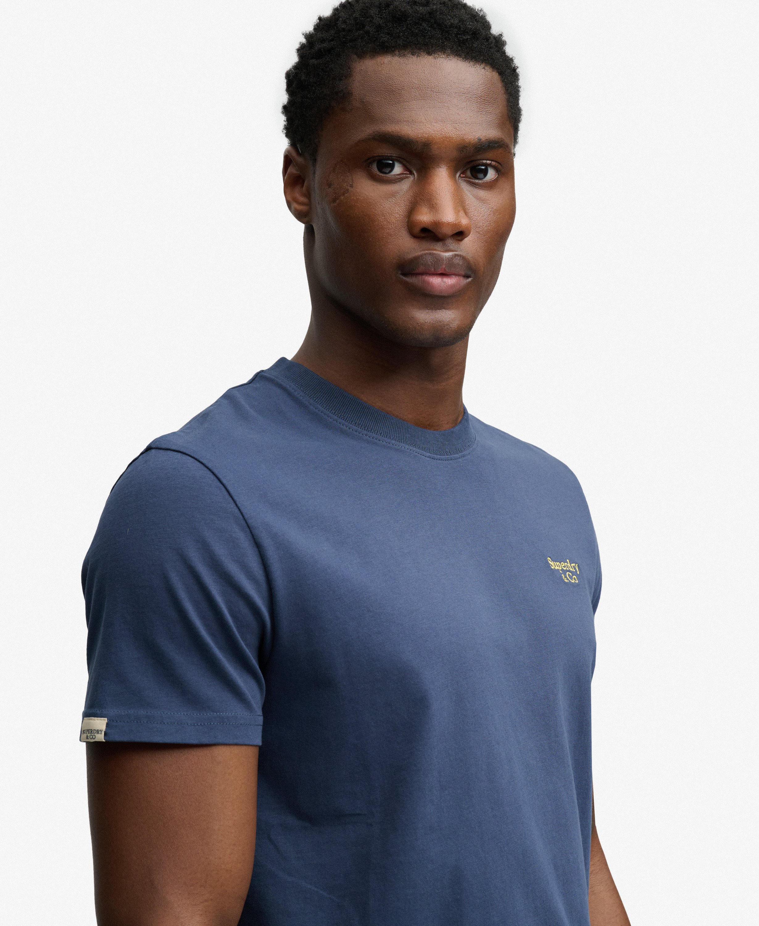 T-shirt Essential Serif Logo Coupe Ajustée, SUPERDRY