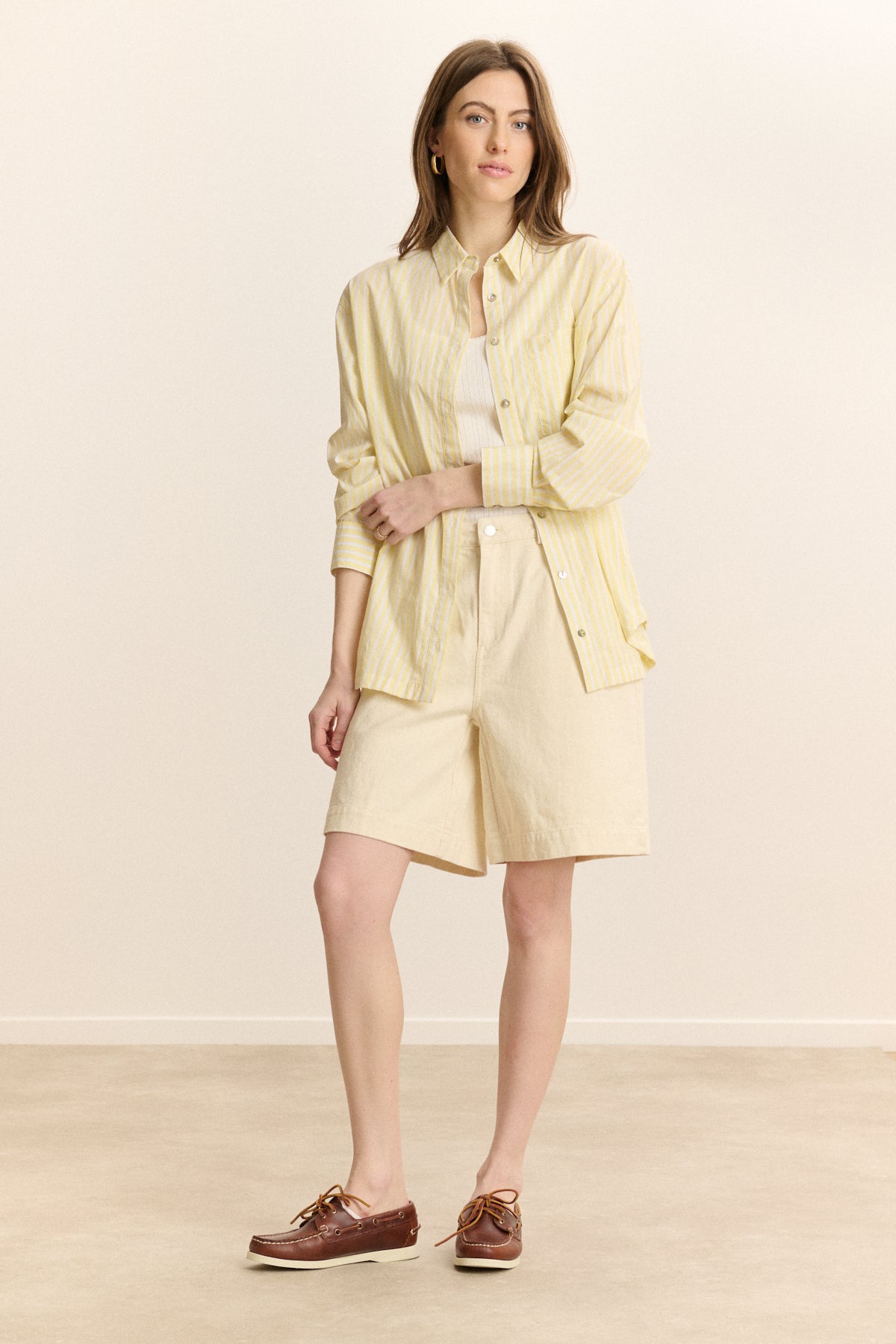 Chemise à rayures et manches longues BELLE, GARANCE PARIS 