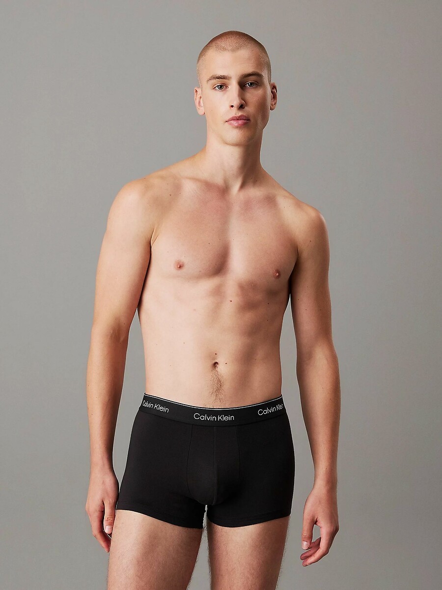 Lot de 5 boxers unis, CALVIN KLEIN UNDERWEAR