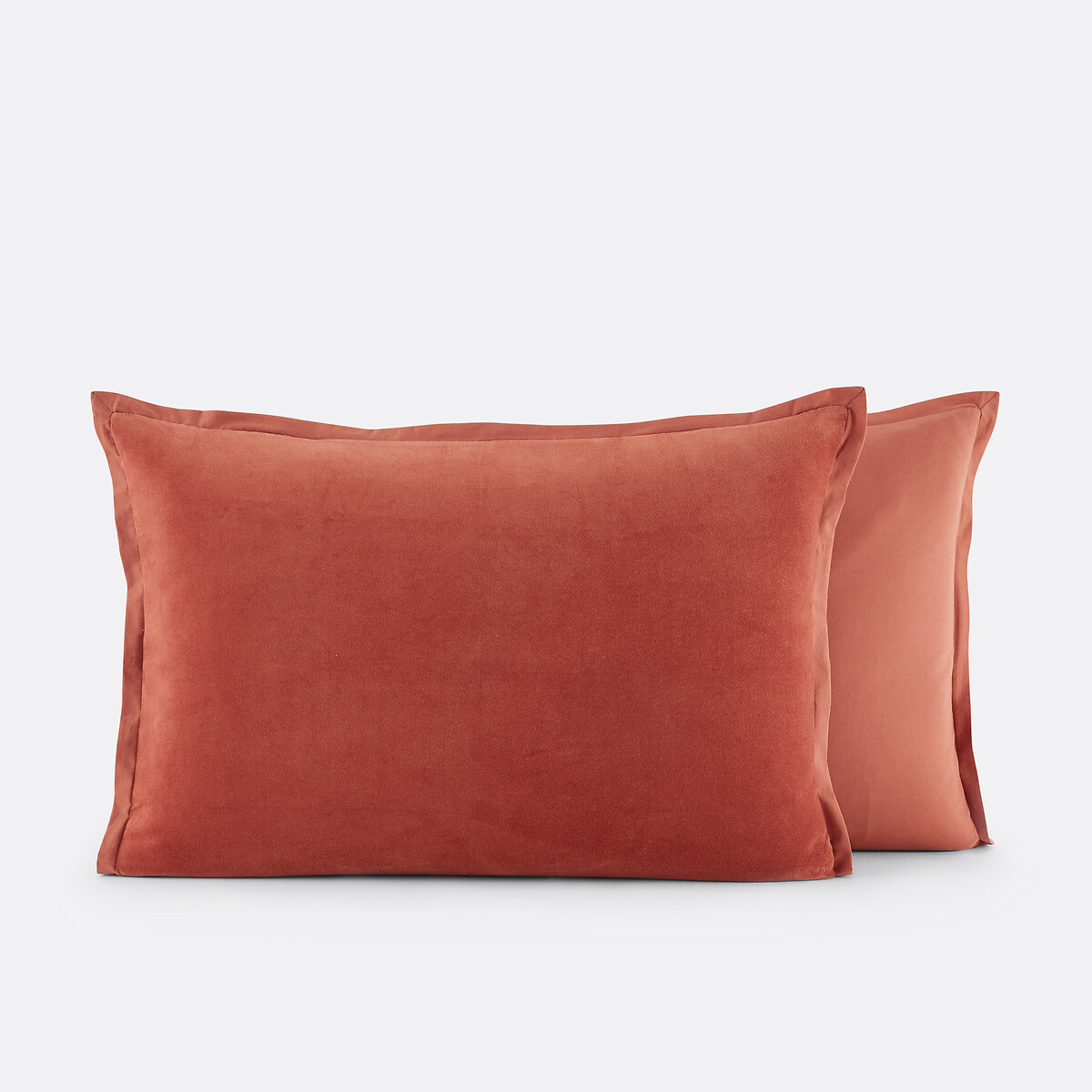 Set Di 2 Federe Decorative In Lino E Cotone 45x45 Cm Con Scritta Mr & Mrs | Cuscini Per Divano E Letto | Ramirar