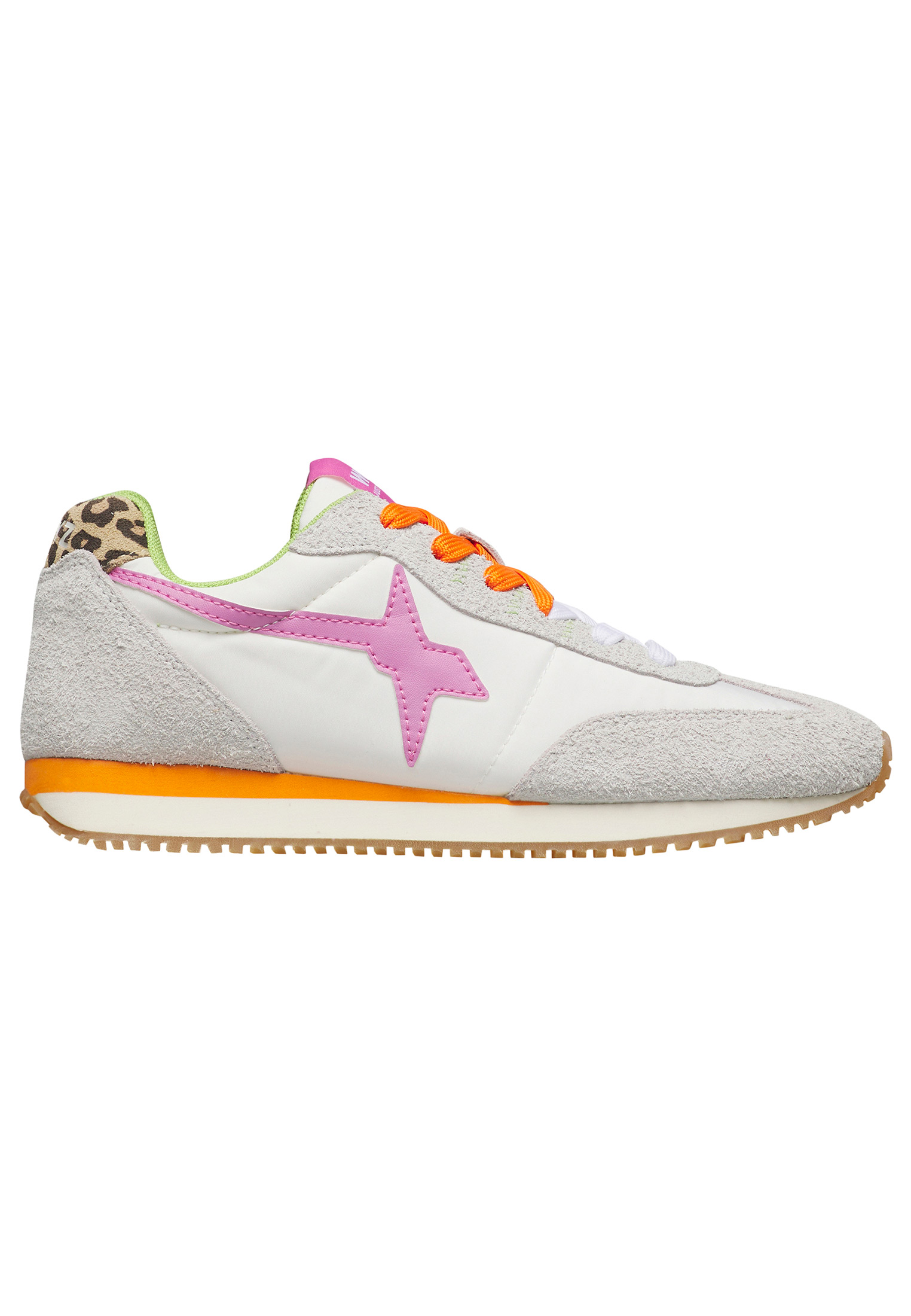 Sneakers en daim et tissu technique SAMOA-UNI., W6YZ