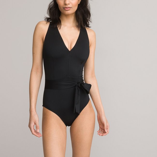 Les Signatures - Recycled Halterneck Swimsuit - LA REDOUTE COLLECTIONS