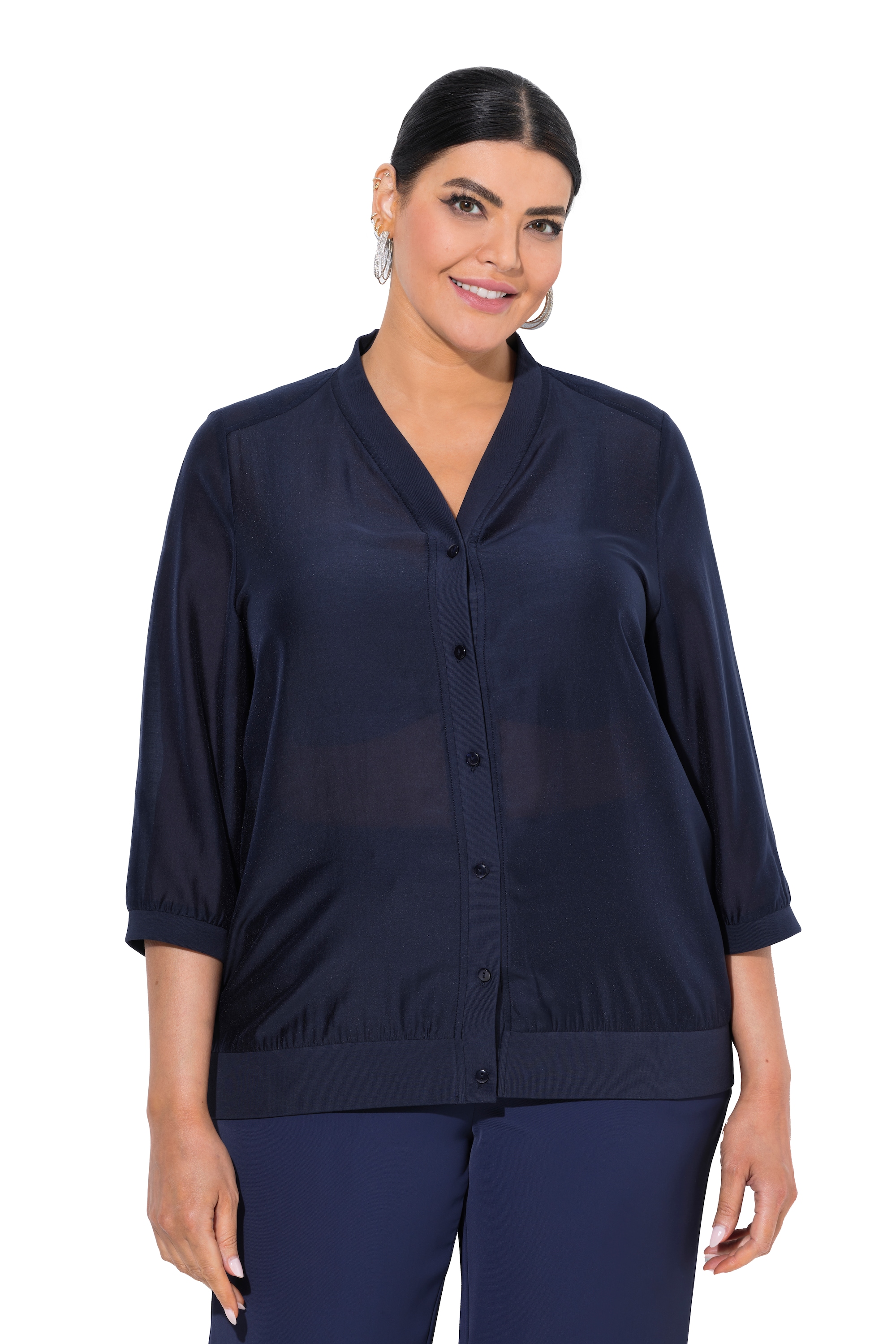 Blouse légèrement transparente, ULLA POPKEN