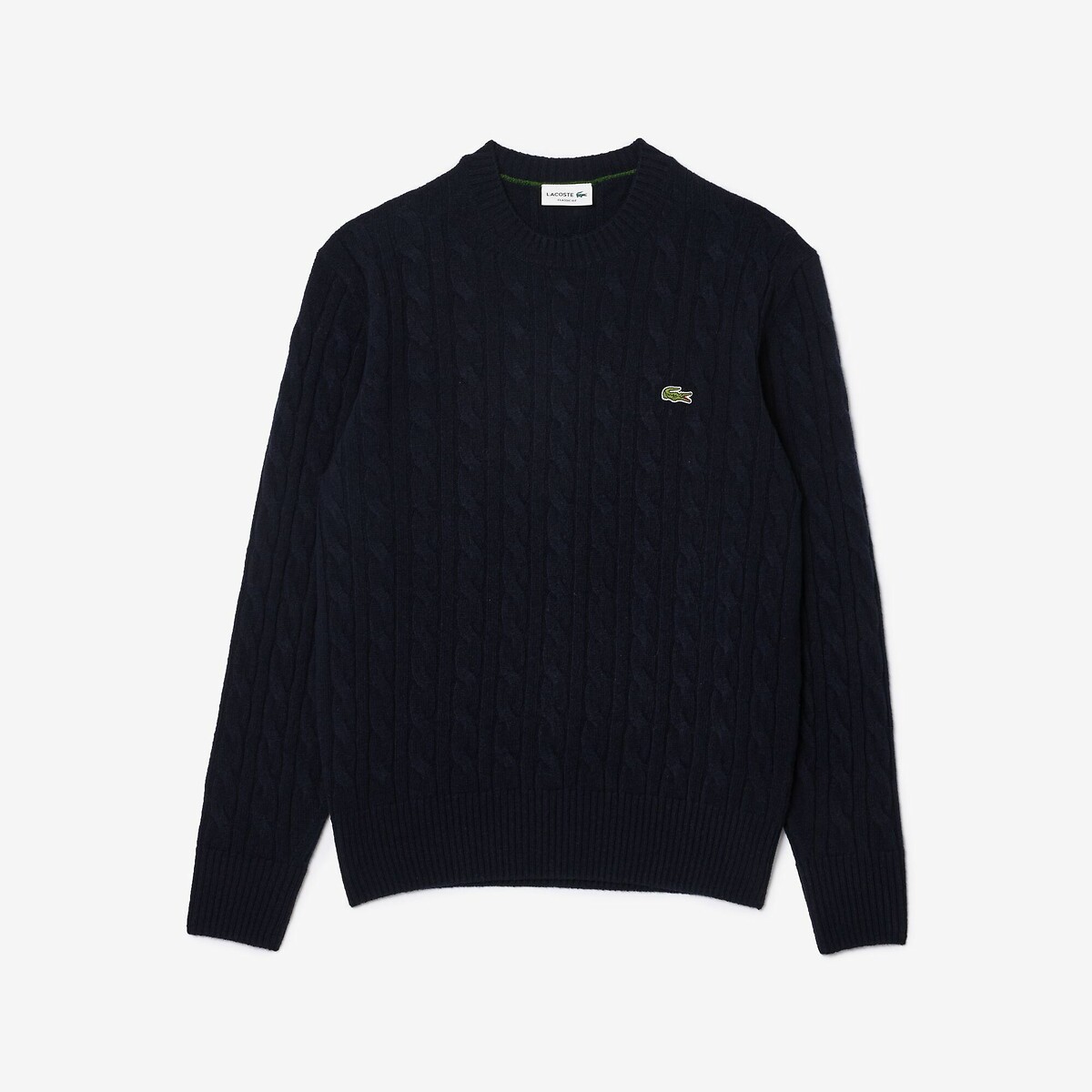 Lacoste black crew neck jumper hotsell