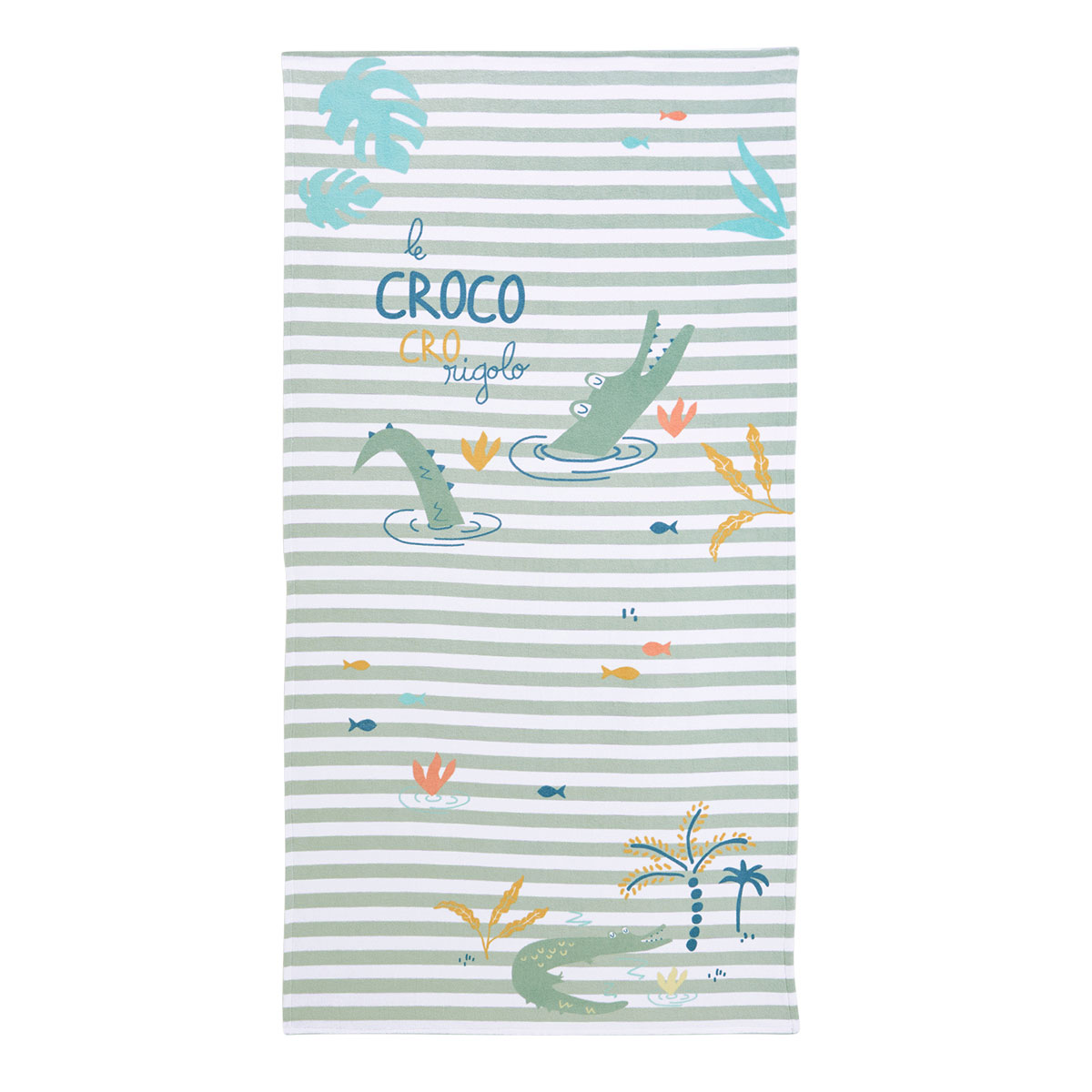 Serviette de bain bébé Crocro rigolo, PETIT BEGUIN