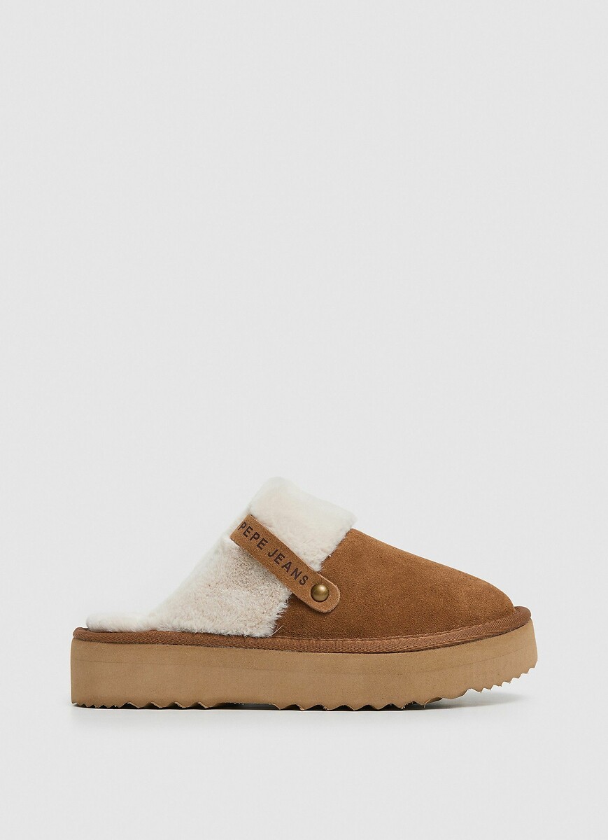 Sabots fourrés Dissy North W, PEPE JEANS