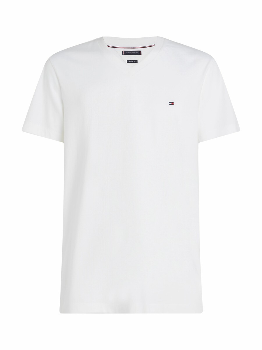 T-shirt col V, TOMMY HILFIGER
