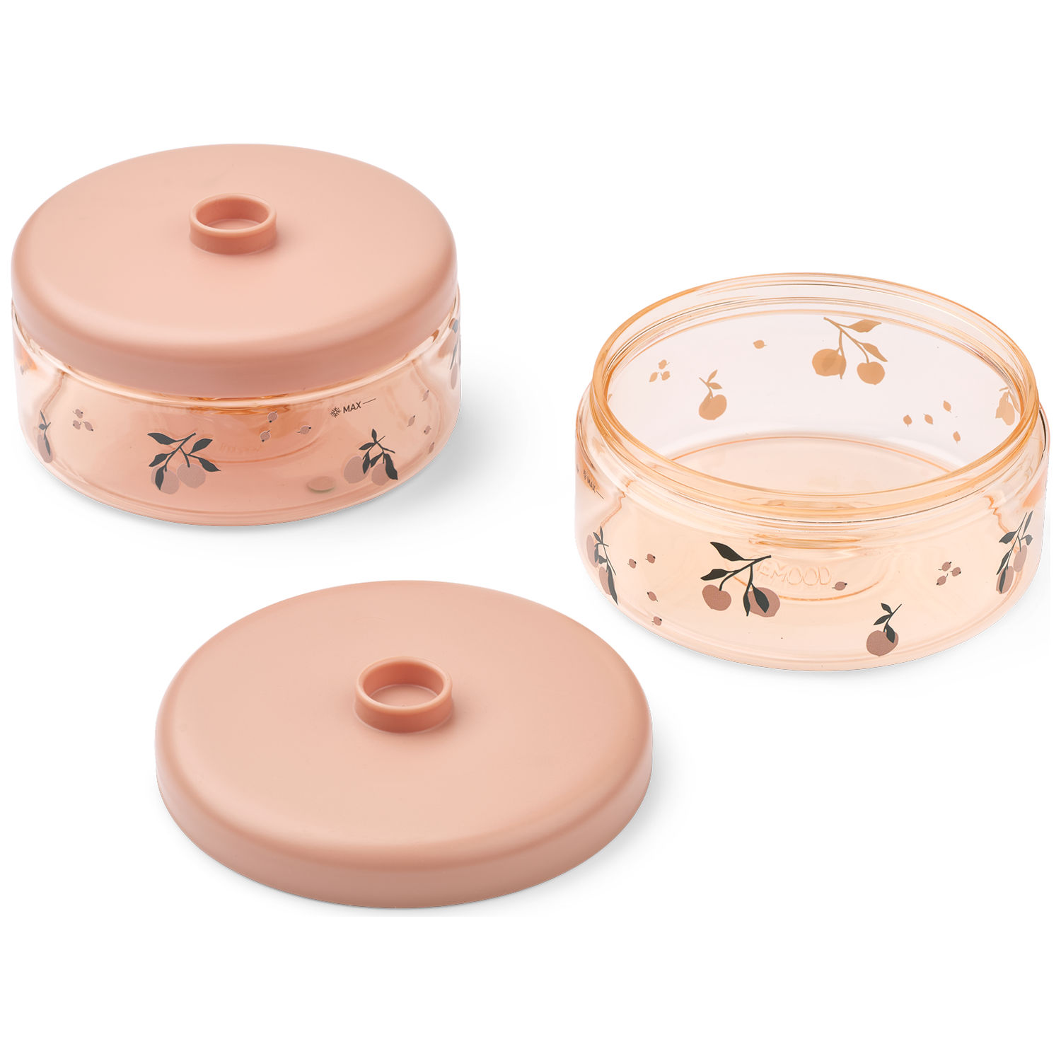 Lot de 2 boîtes alimentaires Dominique, LIEWOOD