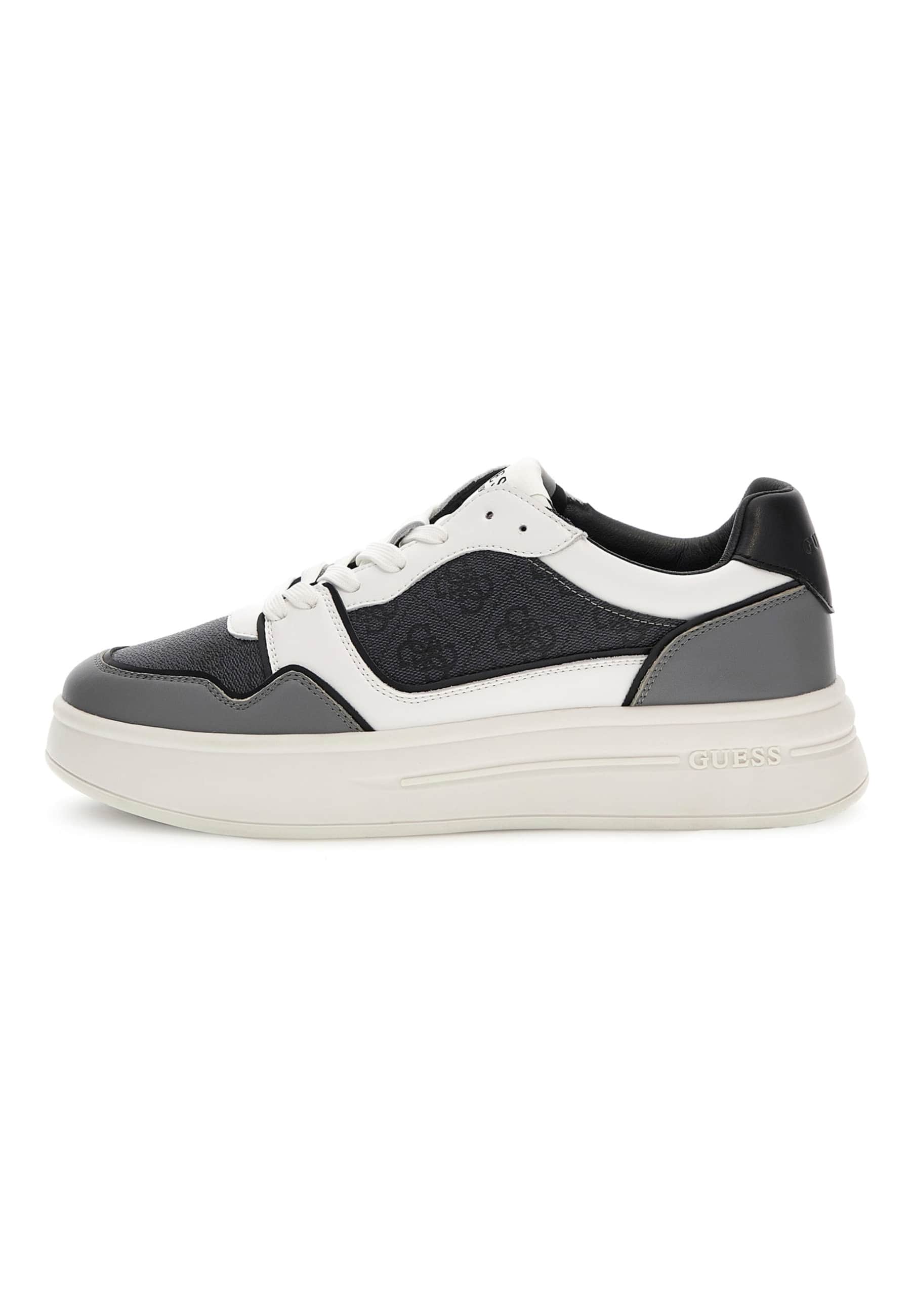 Sneakers Winno Cuir Mélangé, GUESS