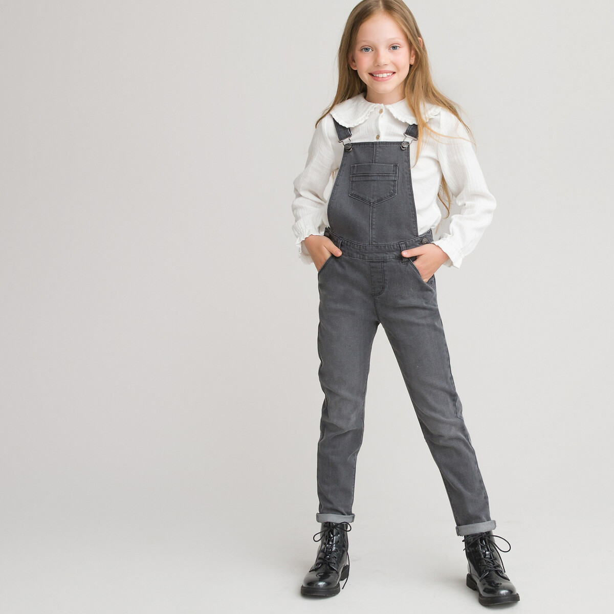 La Redoute Garçon Vêtements Combinaisons & Combishorts Salopettes Salopette en jean avec poche 