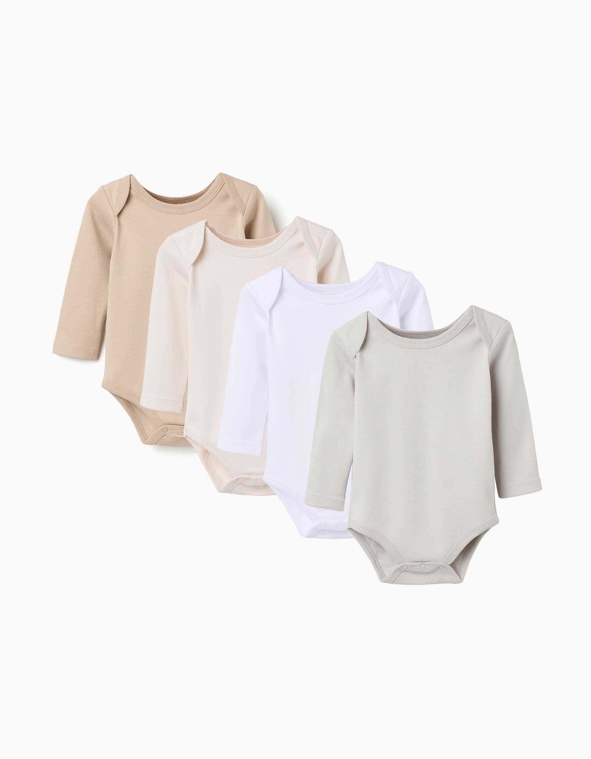 Lot de 4 bodies à emmanchures américaines en coton peigné, ZIPPY
