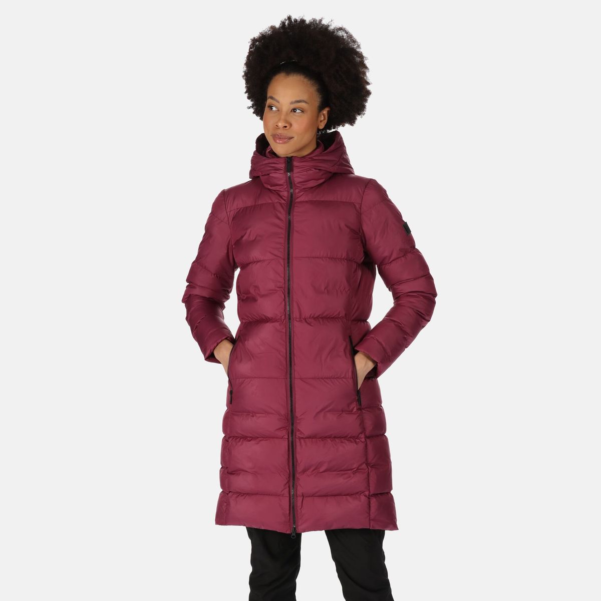 Doudoune north discount face femme violette