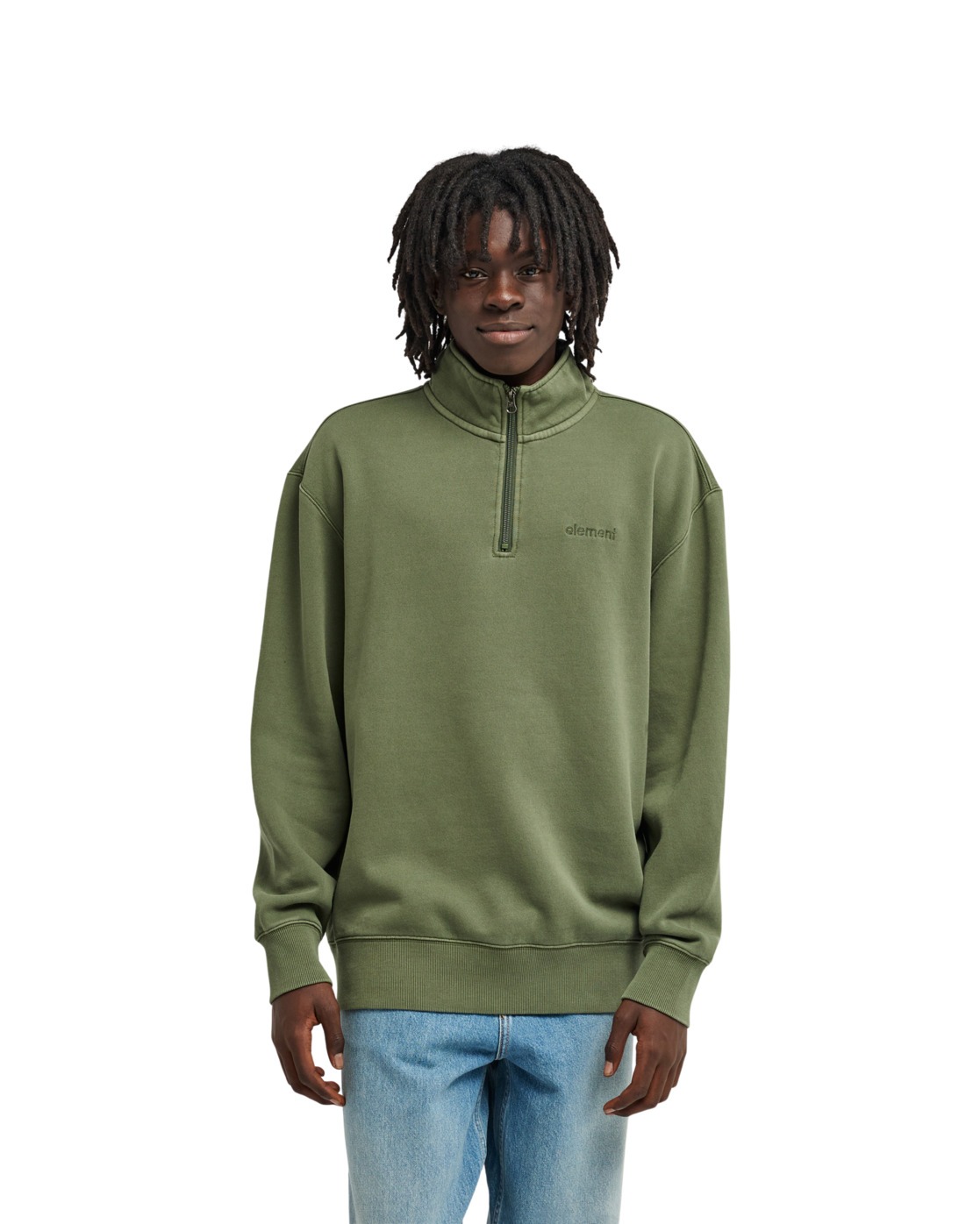 Sweat à 1/2 fermeture éclair LOWCASE PIGMENT, ELEMENT