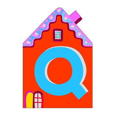 Lettre Q maison, DJECO