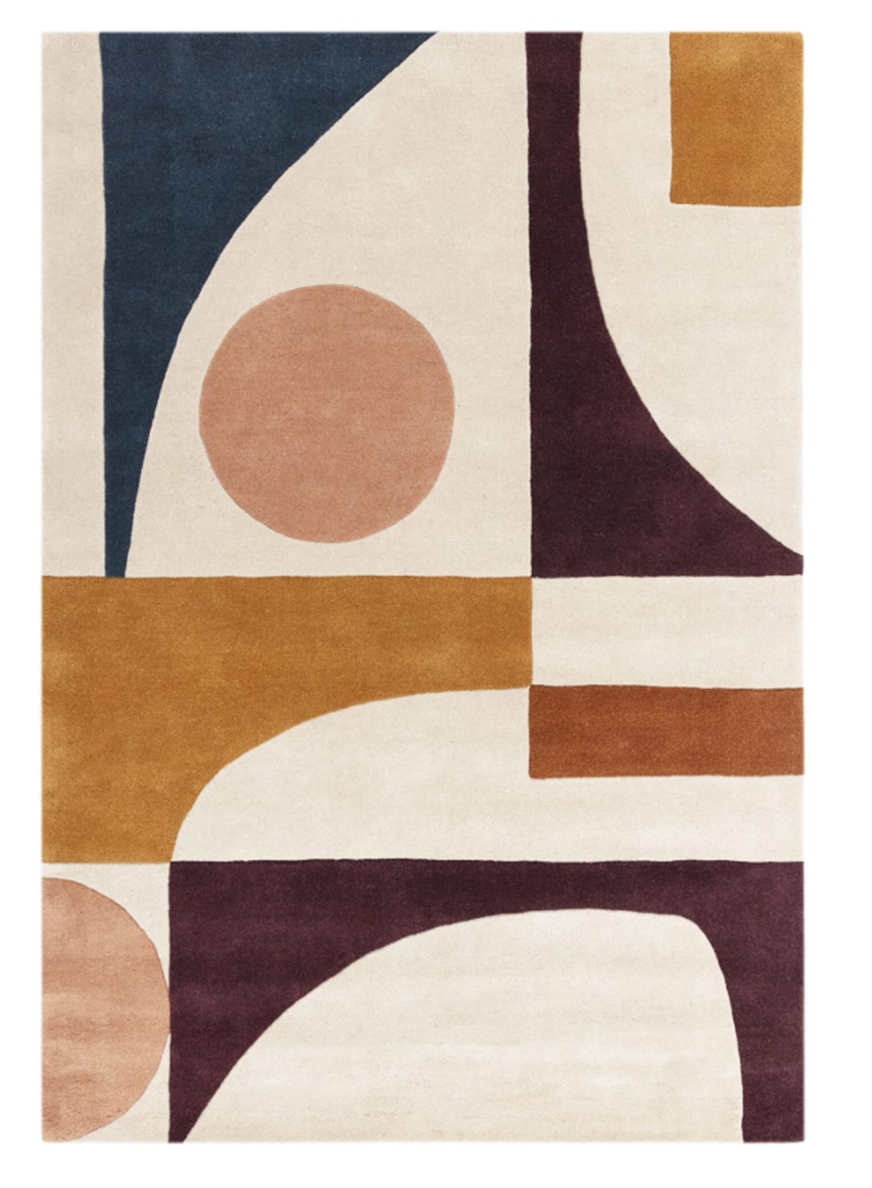 Tapis tufté main en laine MINGLE, NOVATREND