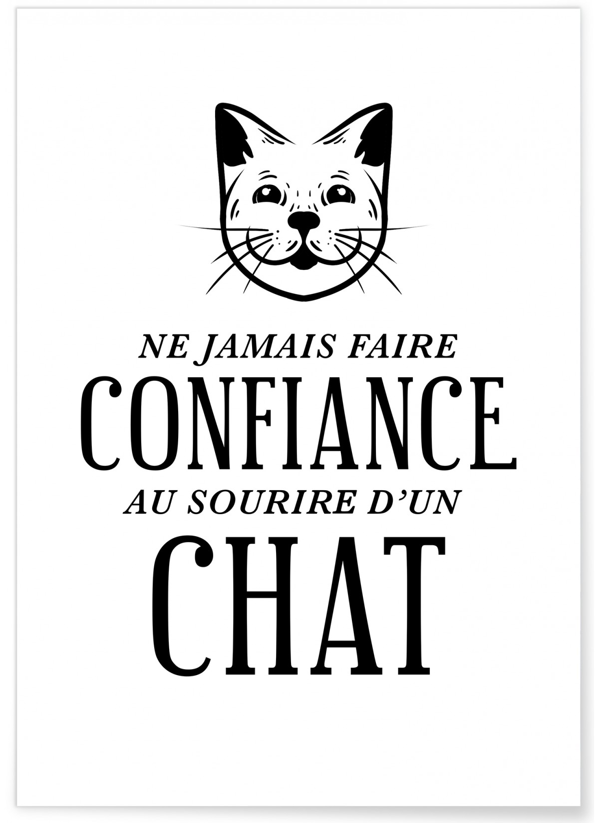 Affiche Sourire de chat, L'AFFICHERIE