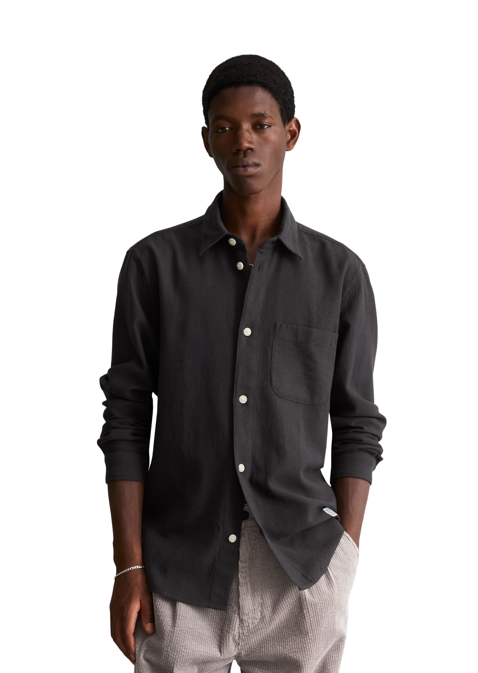 Chemise coupe classique en twill de coton bio doux, MARC O’POLO DENIM