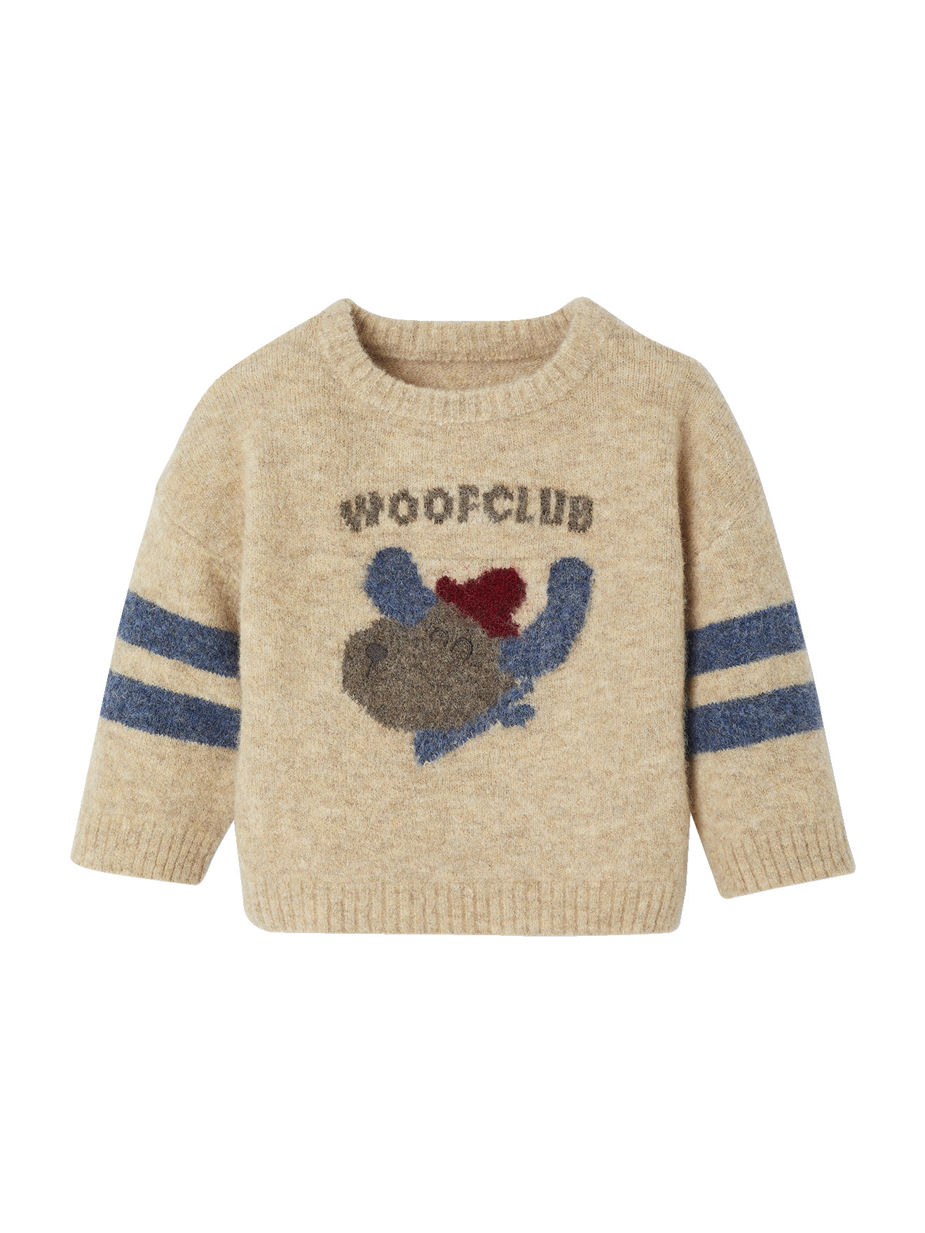 Pull bébé en tricot avec motif jacquard, VERTBAUDET