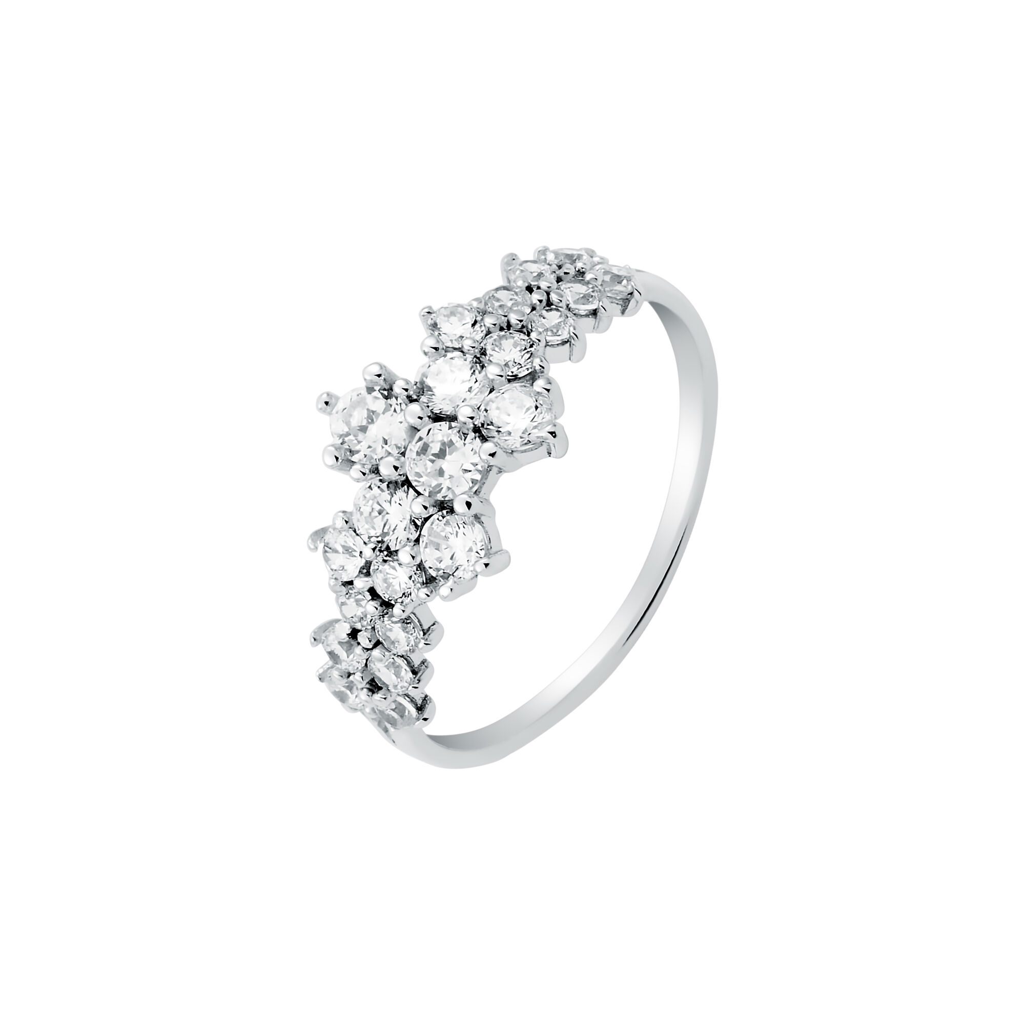 Bague en or blanc 375 OXYDE, BLUESPIRIT