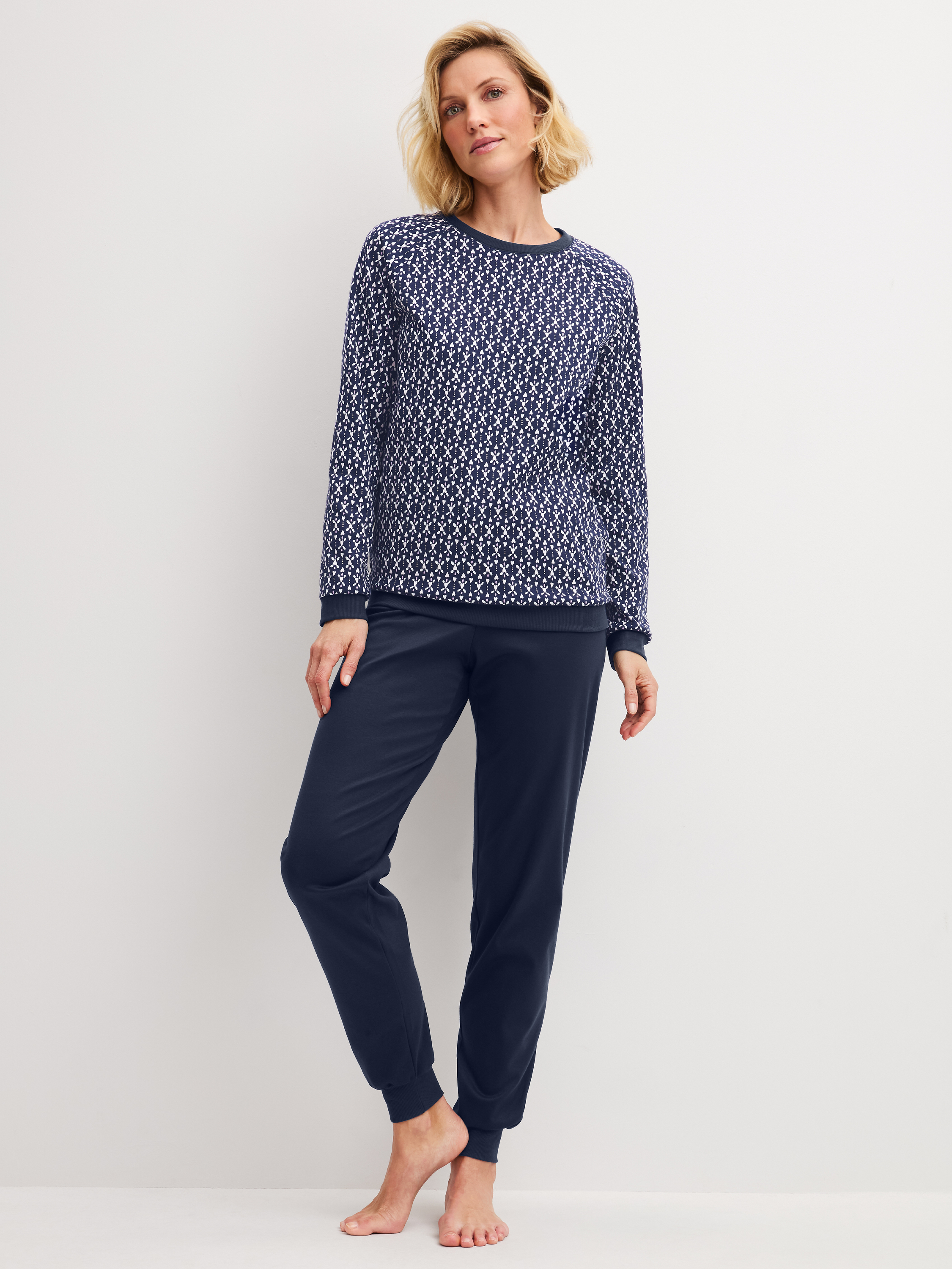 manches longues Coton MIDNIGHT HEARTS, CALIDA