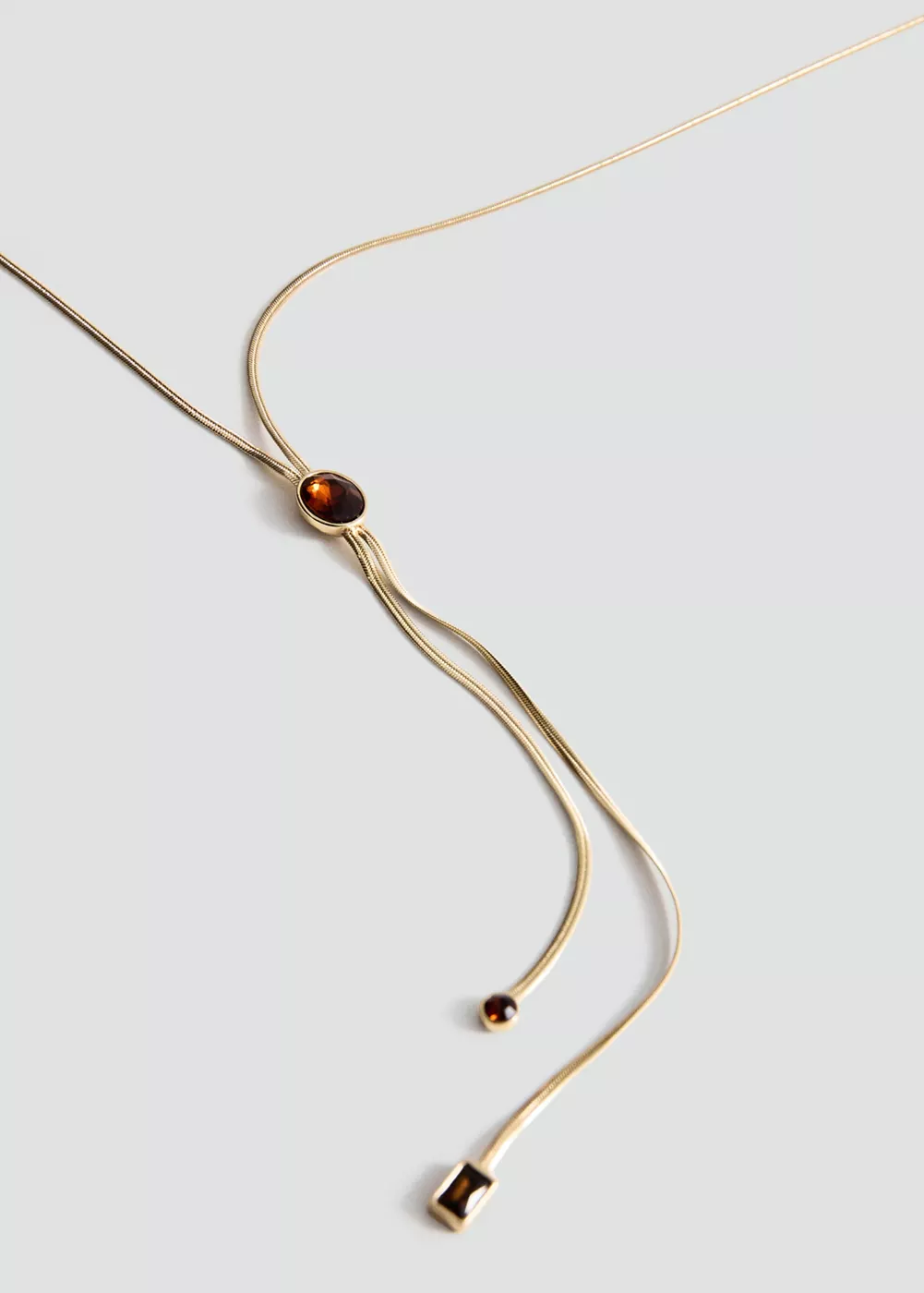 Collier double cristaux, MANGO