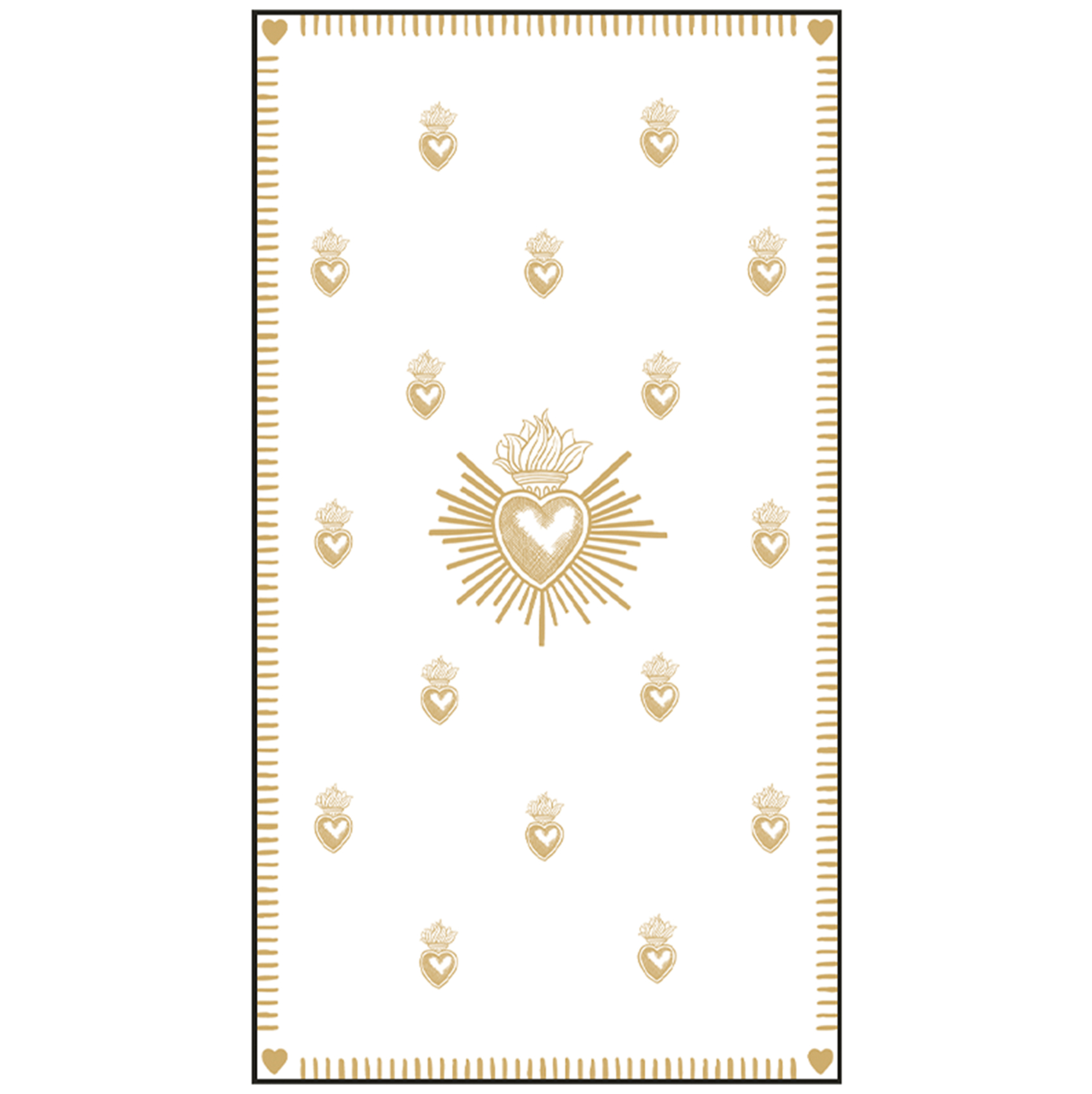 Lot de 15 serviettes en papier Ex-Voto, OPJET