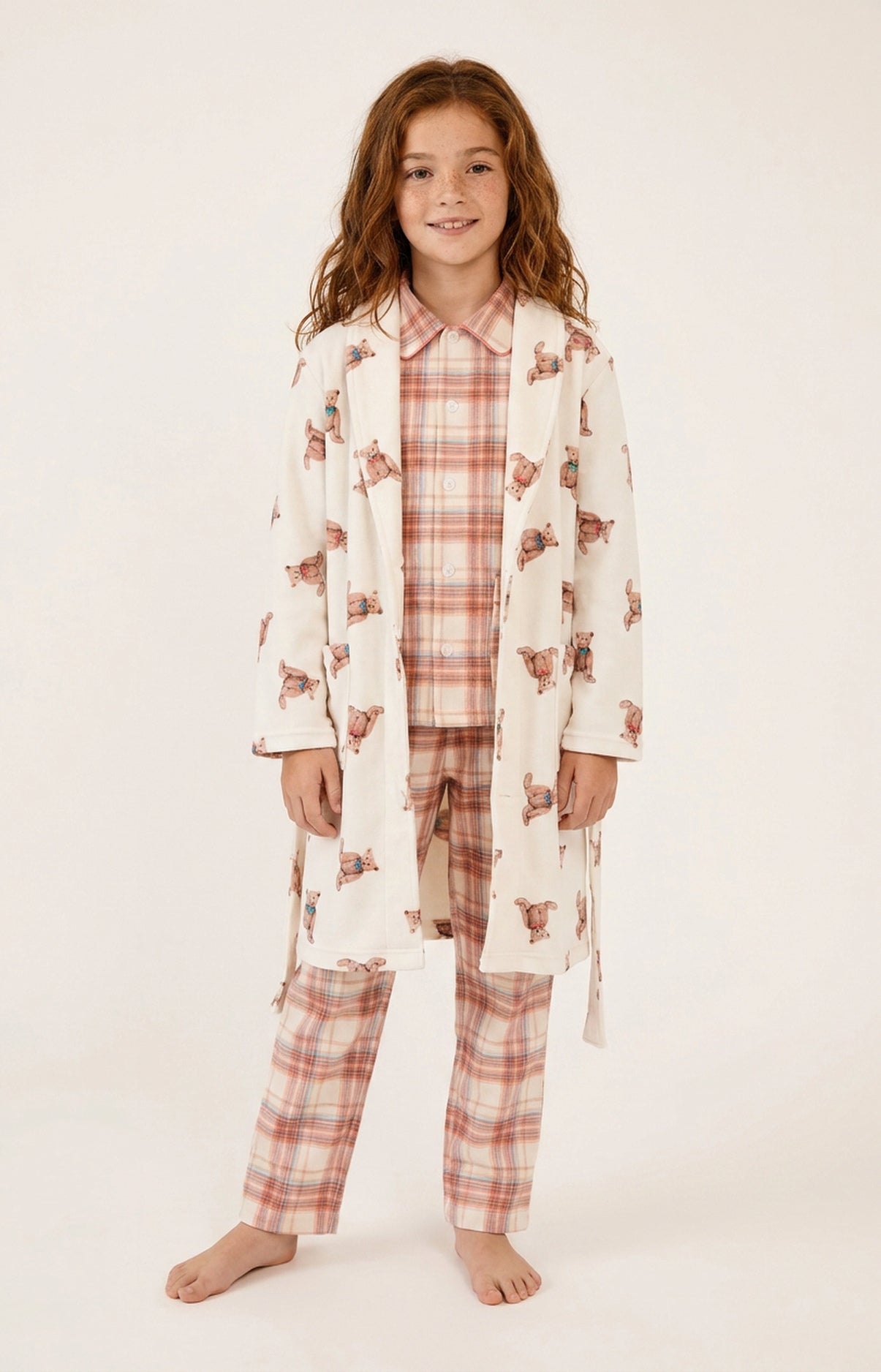 Robe de chambre enfant imprimé Old Teddy, ARTHUR