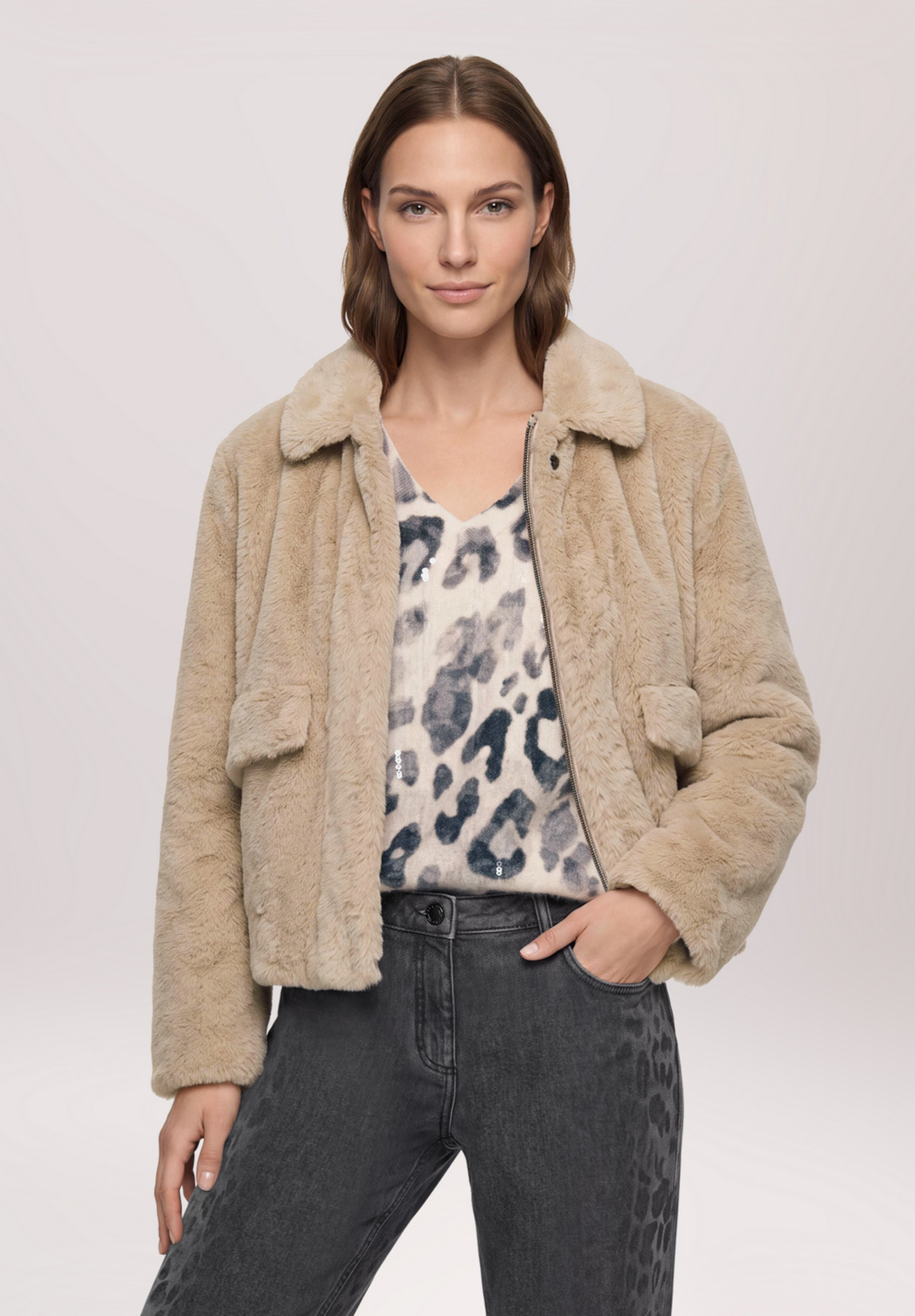 Veste outdoor en peluche, BETTY BARCLAY