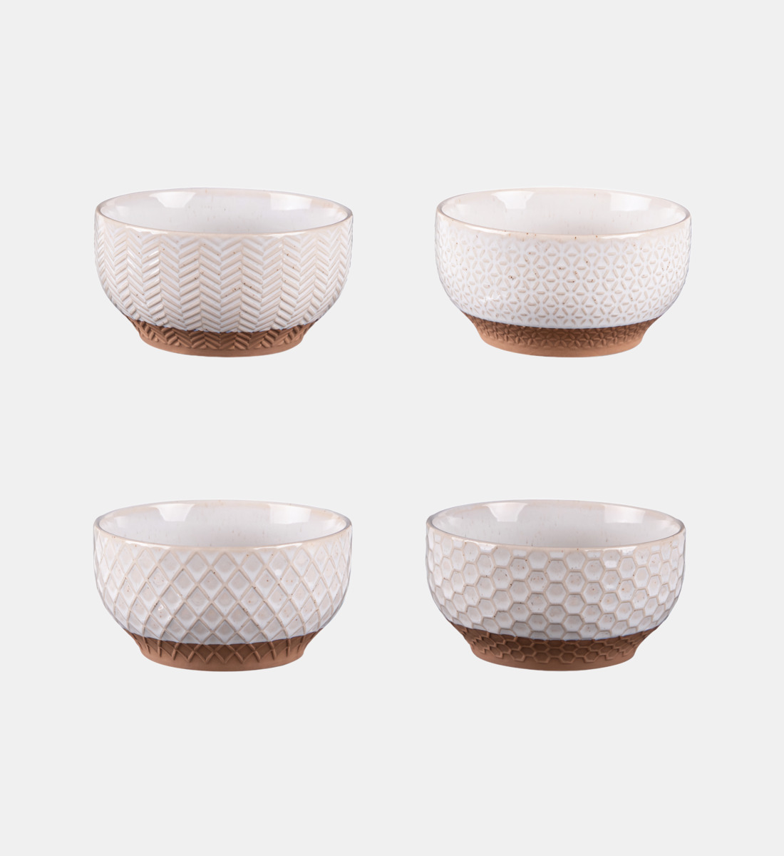 Table Passion Coffret 4 Coupelles Sagrada 11 Cm – Vaisselle Céramique Micro-ondable, Design Élégant
