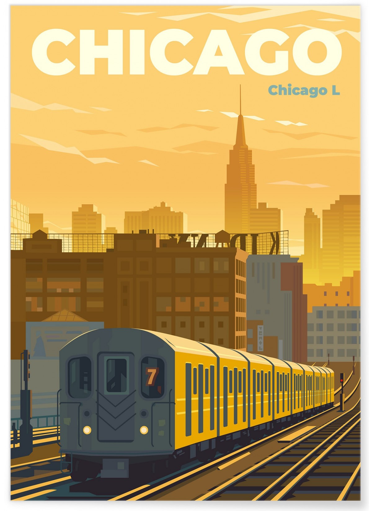 Affiche ville Chicago 2, L'AFFICHERIE
