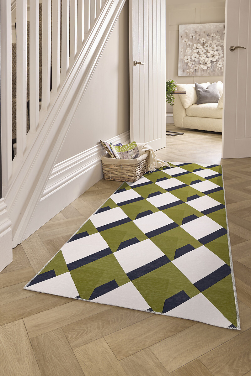 Kyoto Washable Runner Rug, SO'HOME