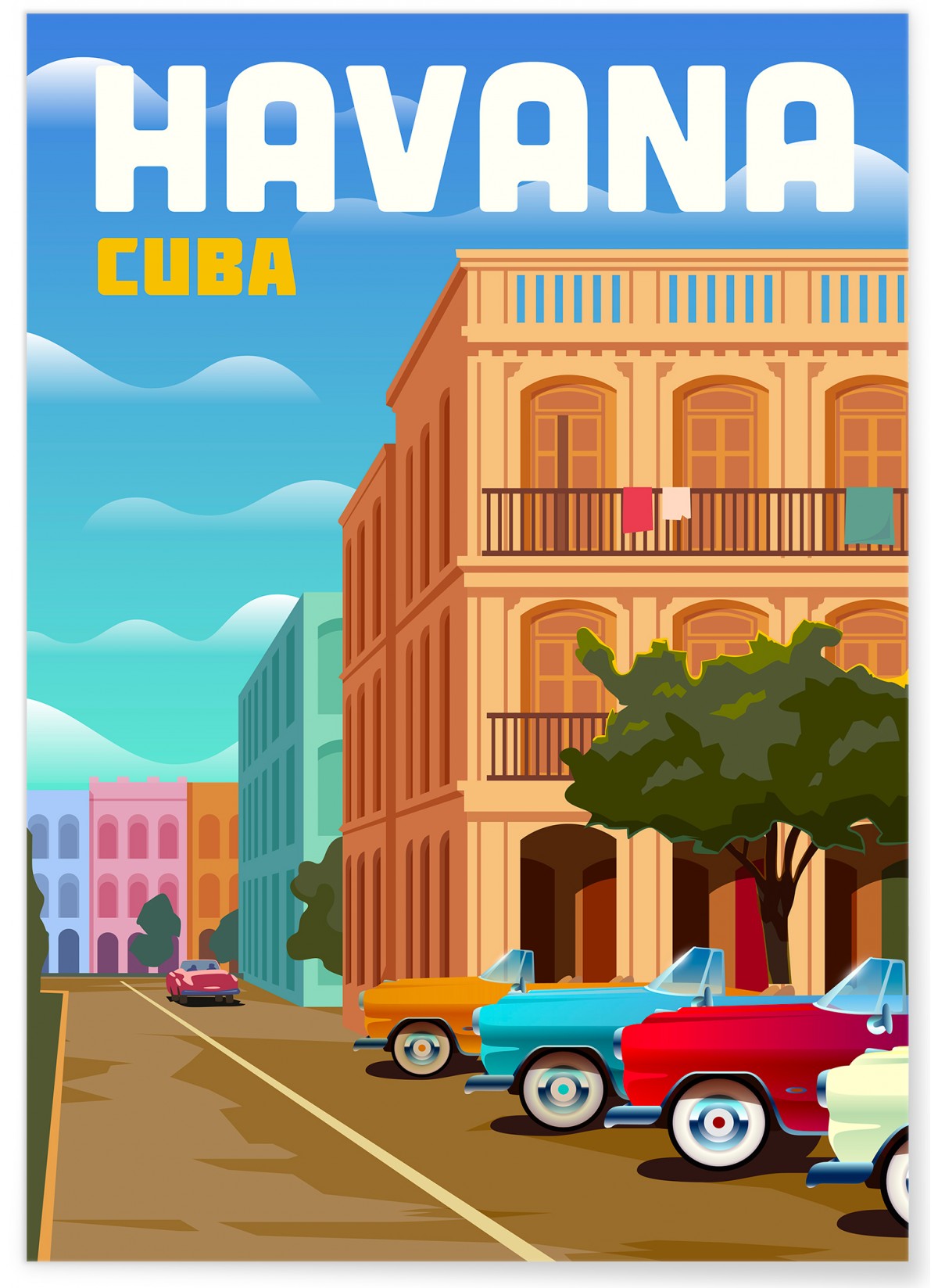 Affiche Cuba La Havane, L'AFFICHERIE