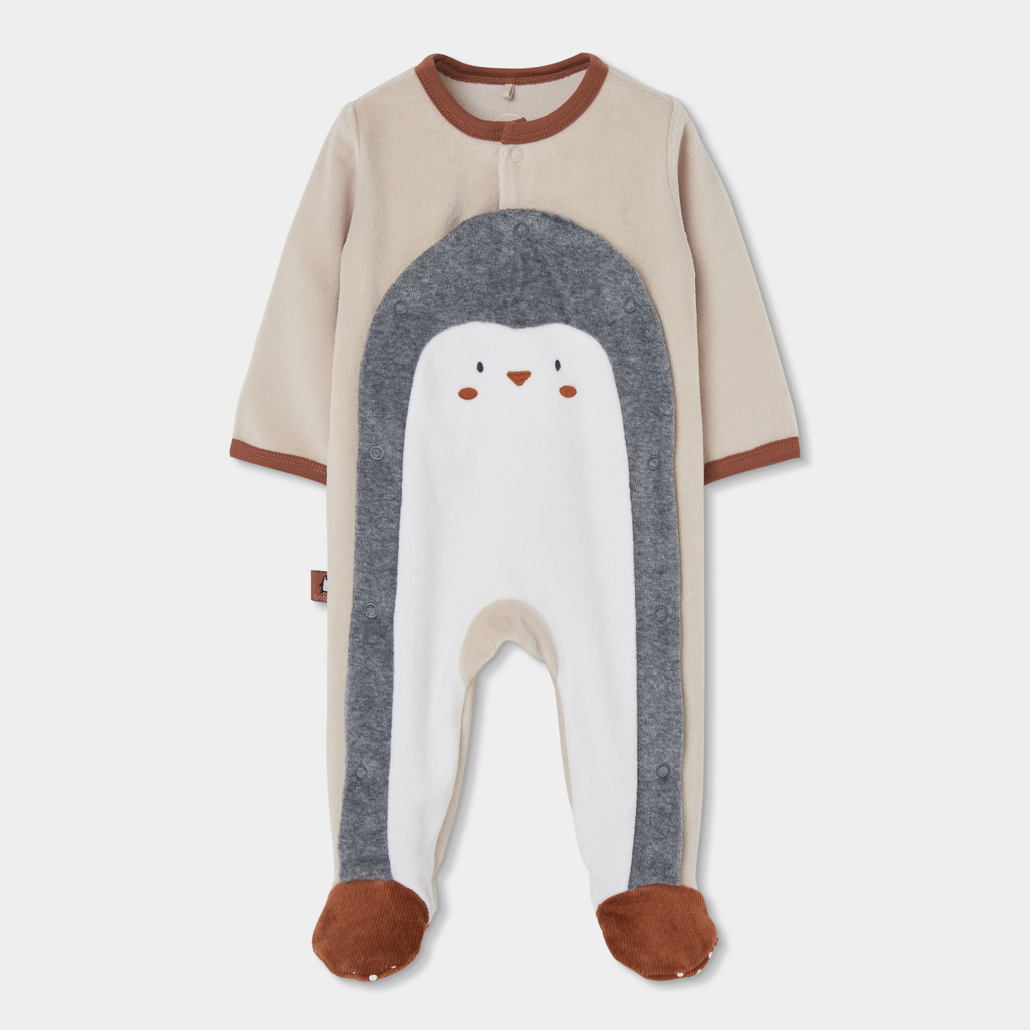 Pyjama bébé imprimé pingouin, BOBOLI