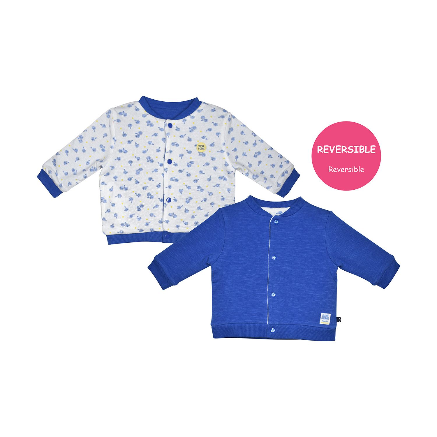 Cardigan ladislas maille bebe, SUCRE D'ORGE