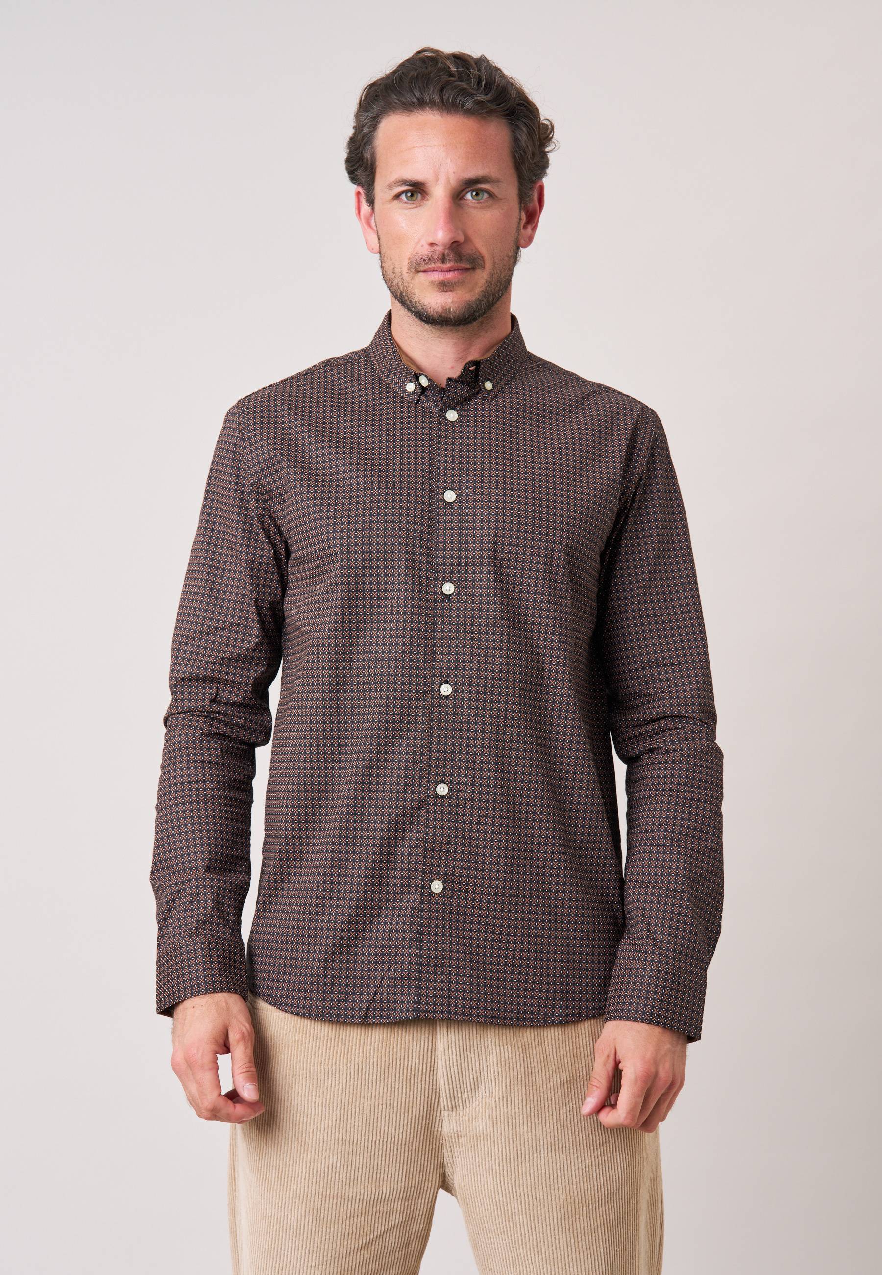 Chemise regular homme motif géométrique BOGART, DEELUXE