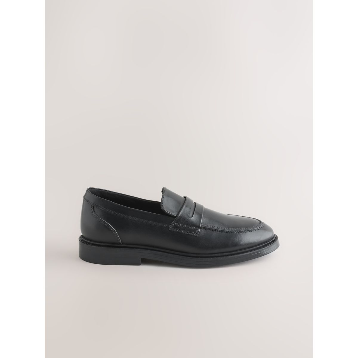 Chaussures d’école à enfiler en cuir, NEXT