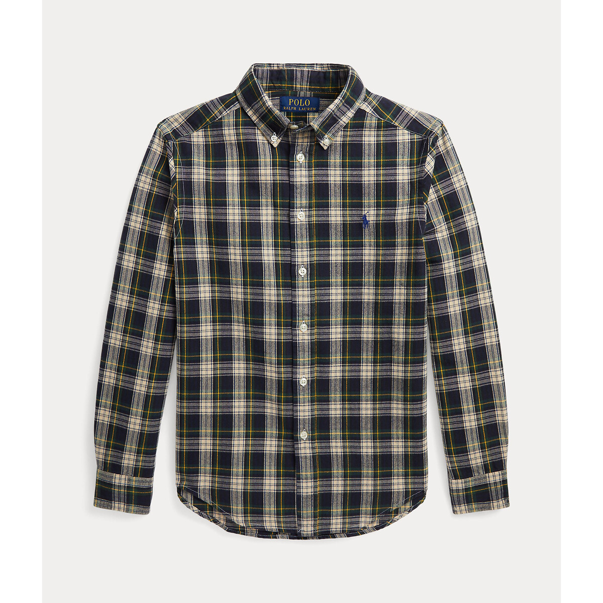 Image of Tartan Oxford Cotton Shirt