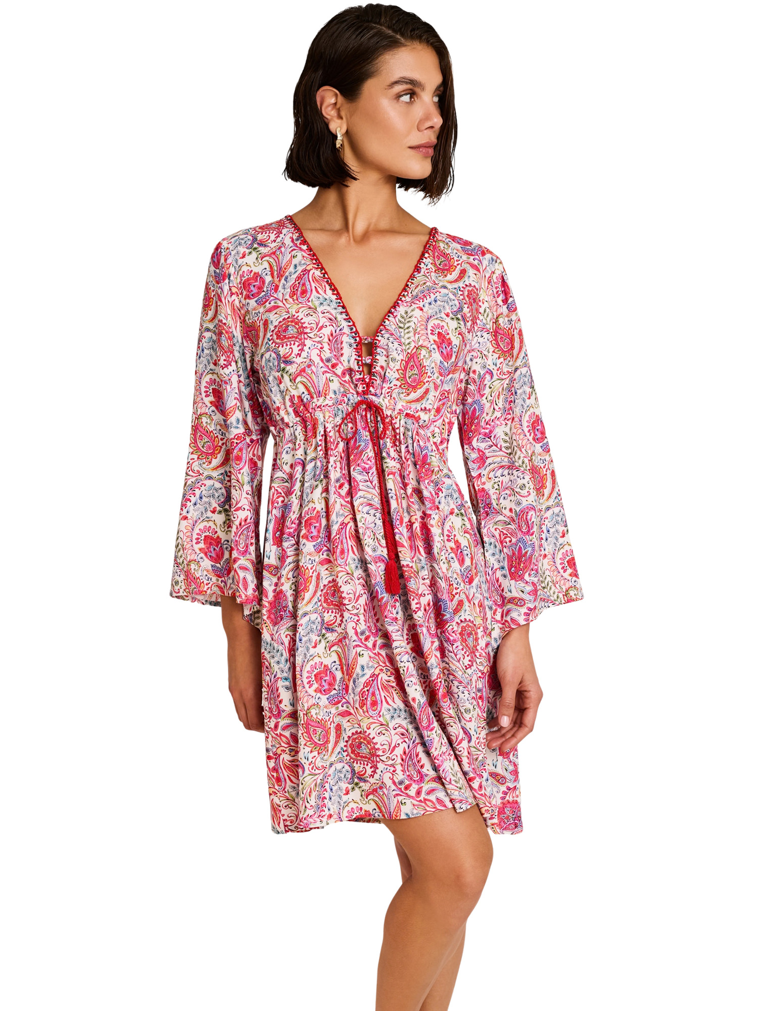 Robe tunique de plage manches longues MIRAGE, SELMARK MARE