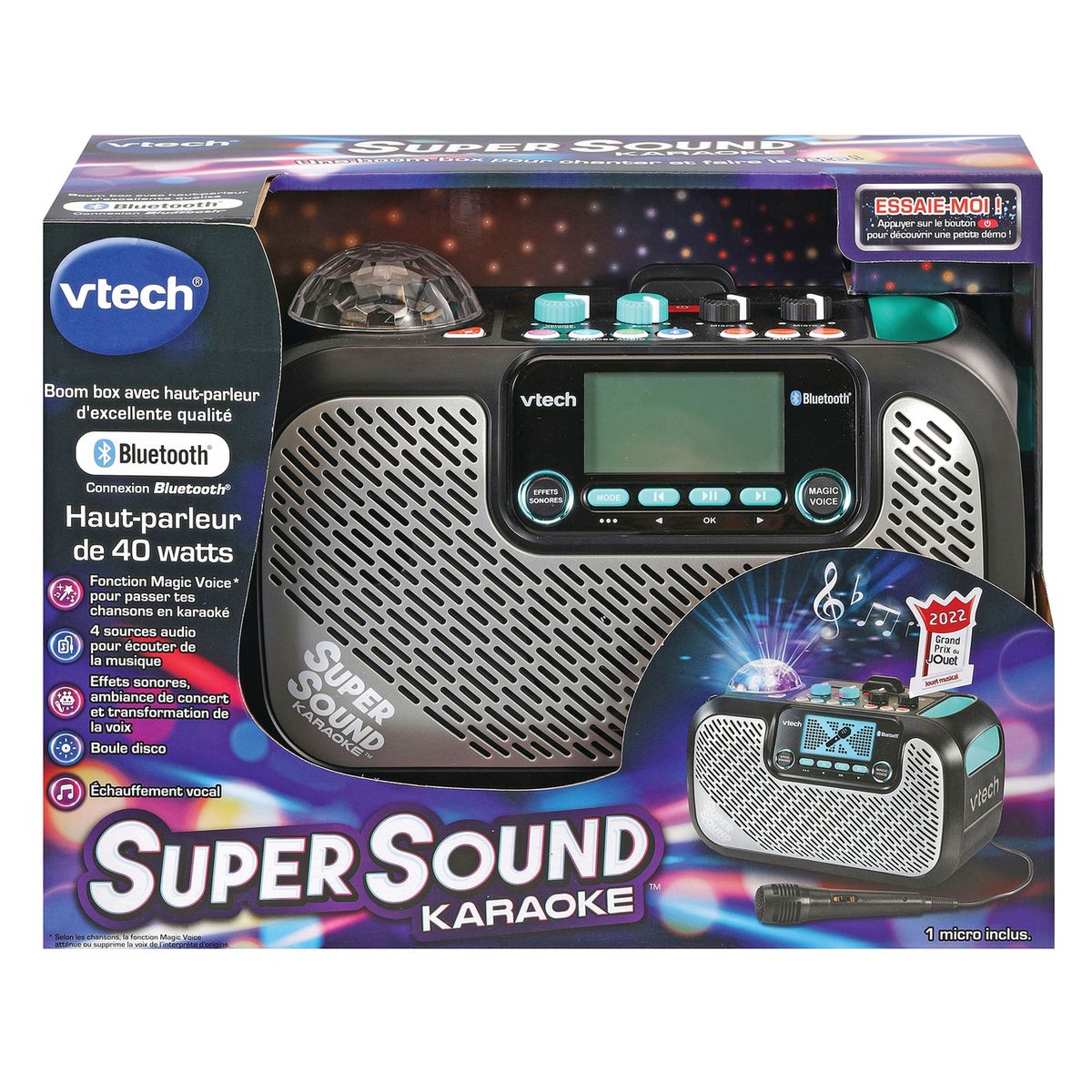 Supersound karaoke multicolore Vtech