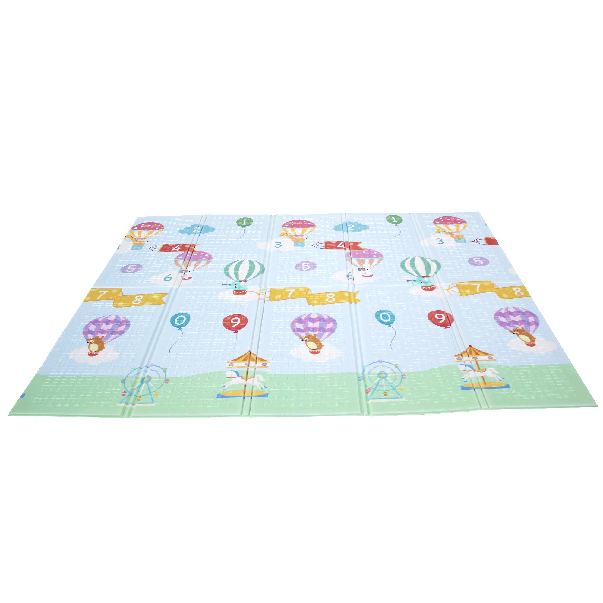 Tapis Jeu Éveil Bébé Pliable Double Face, TEAMSON KIDS