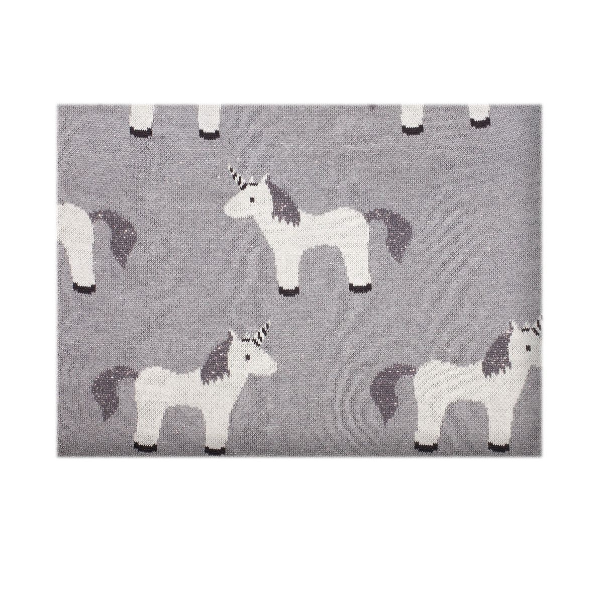 Couverture Pour Bebe En Coton Bio Licorne Gris Sevira Kids La Redoute Couverture Pour Bebe En Coton Bio Licorne Gris Sevira Kids La Redoute