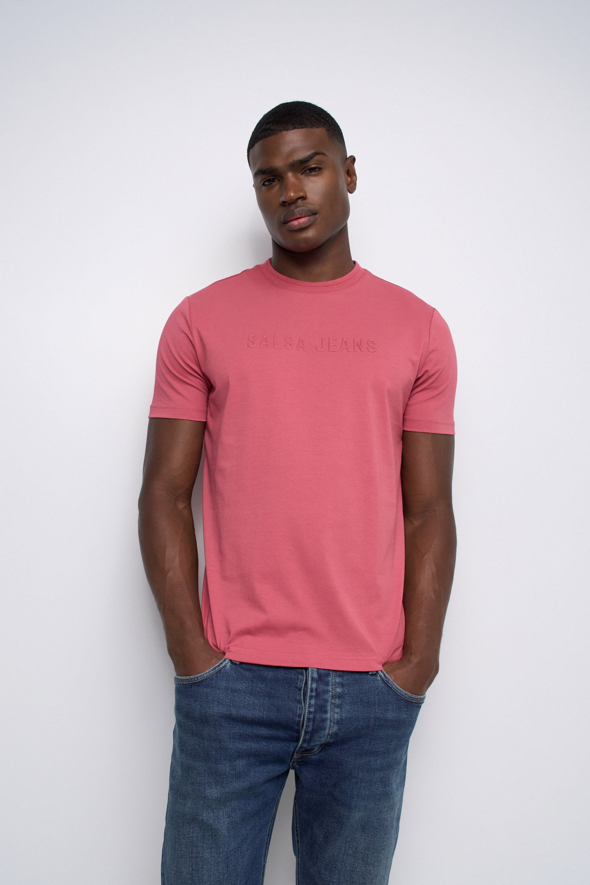 T-SHIRT AVEC BRANDING, SALSA JEANS