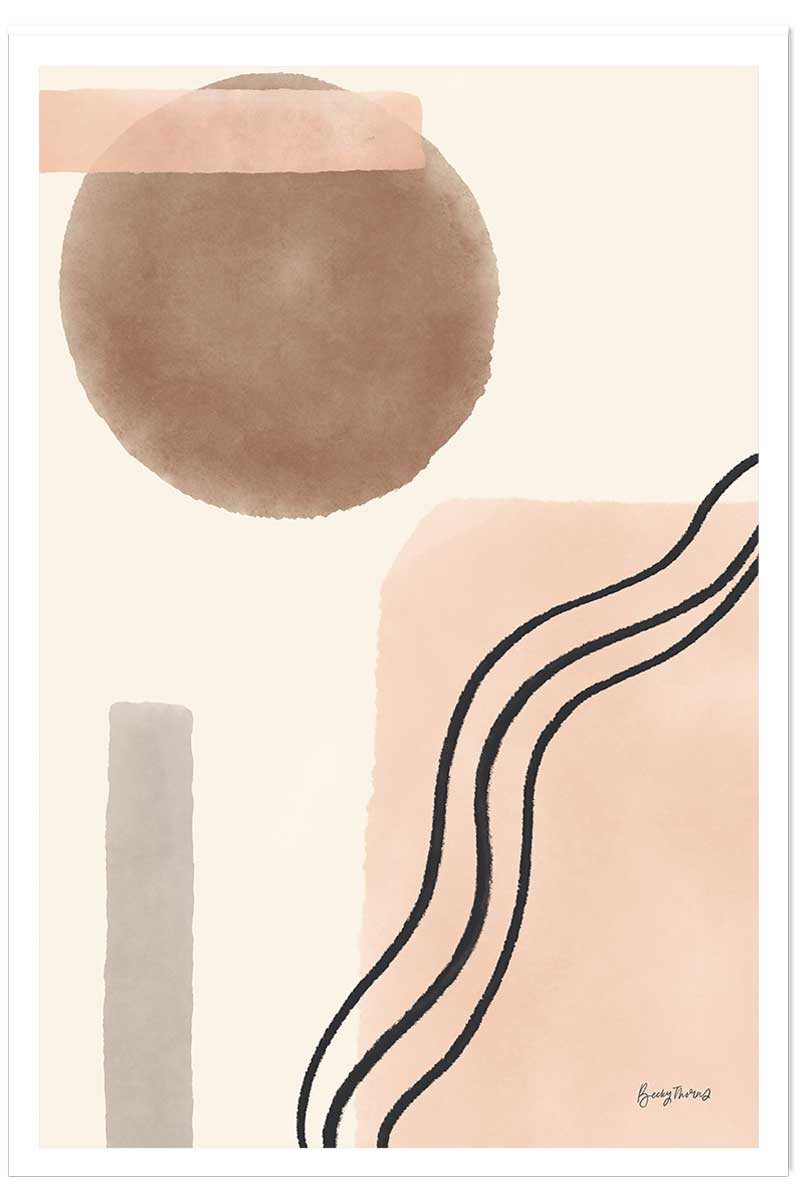 Affiche Graphisme inspiration 50's, HEXOA