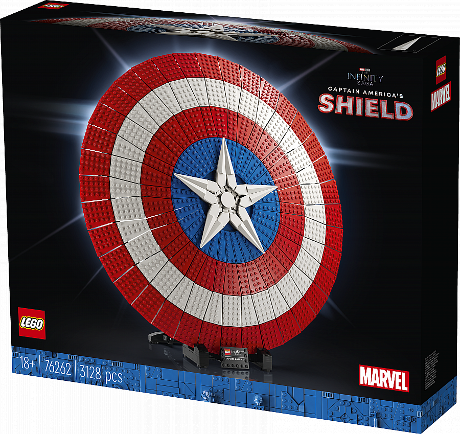 76262 Le bouclier de captain america, LEGO