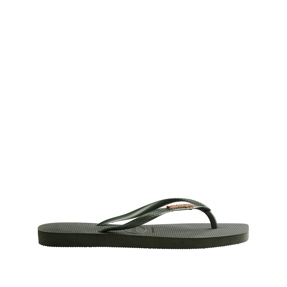 Chinelo Feminino Havaianas Slim Square Logo Metallic - lojasbesni