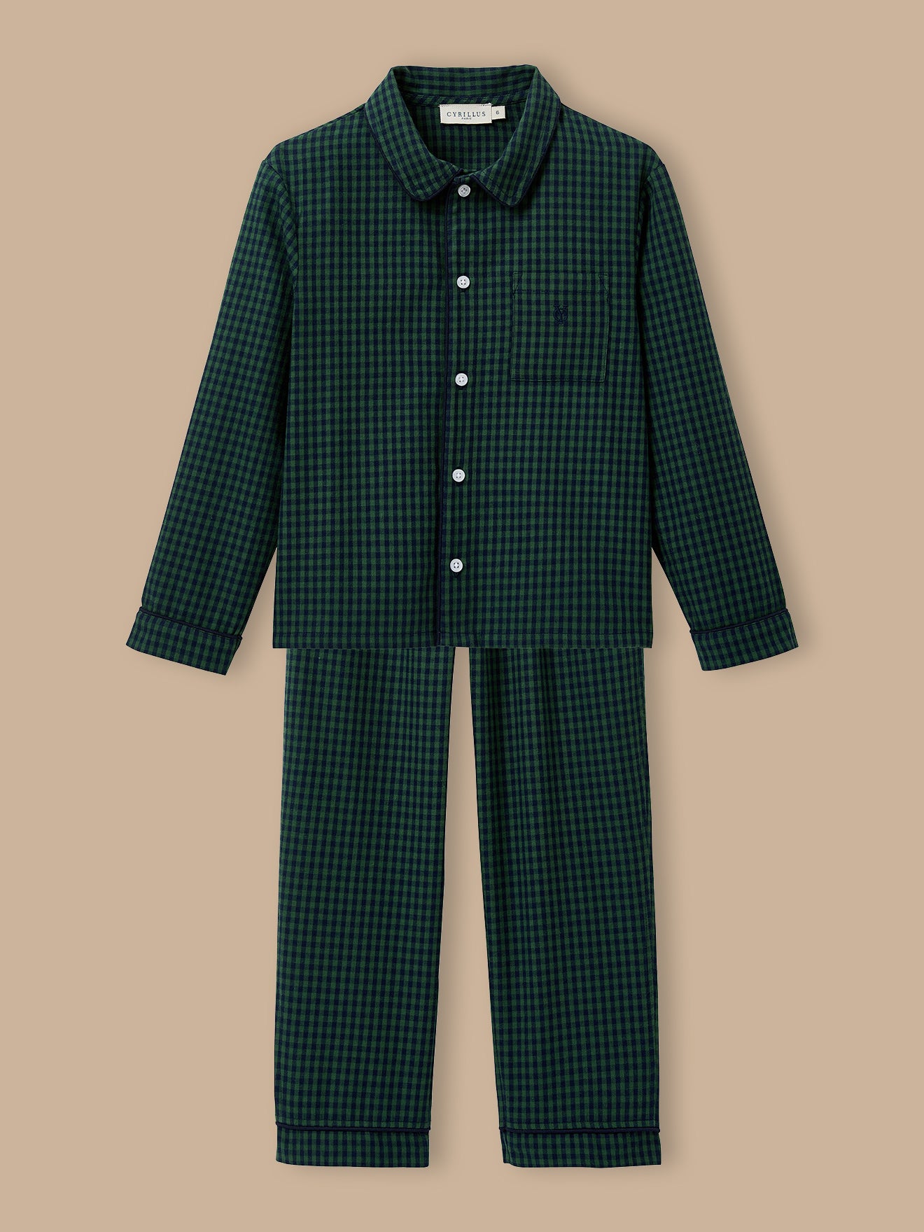 Pyjama grand-père carreaux, CYRILLUS